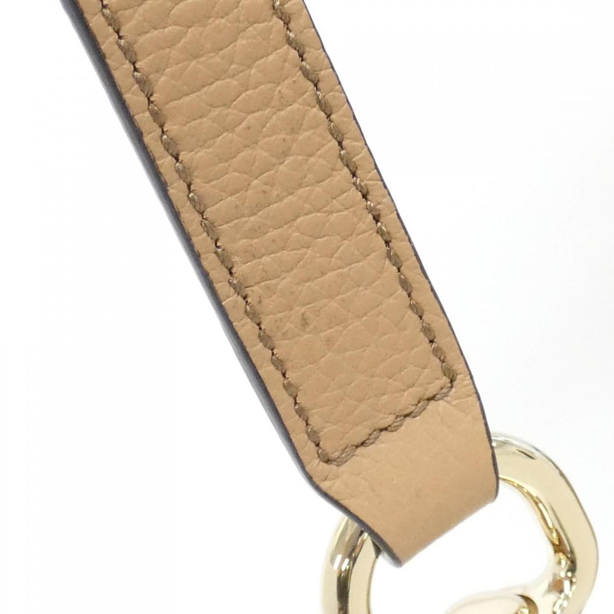 Gucci Beige Leather Shoulder Bag (Pre-Owned)