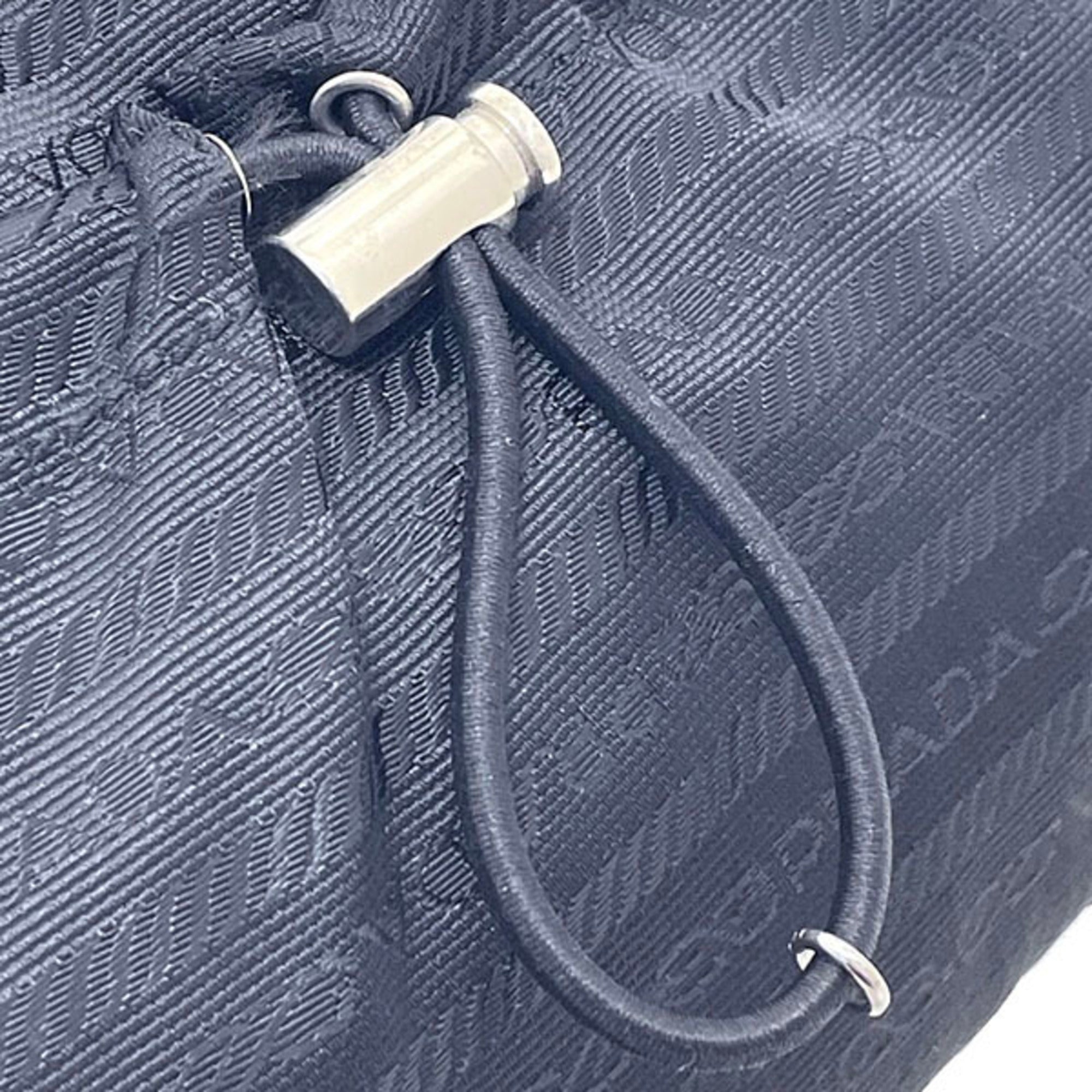 Prada Black Nero Tessuto Pouch (Pre-Owned)