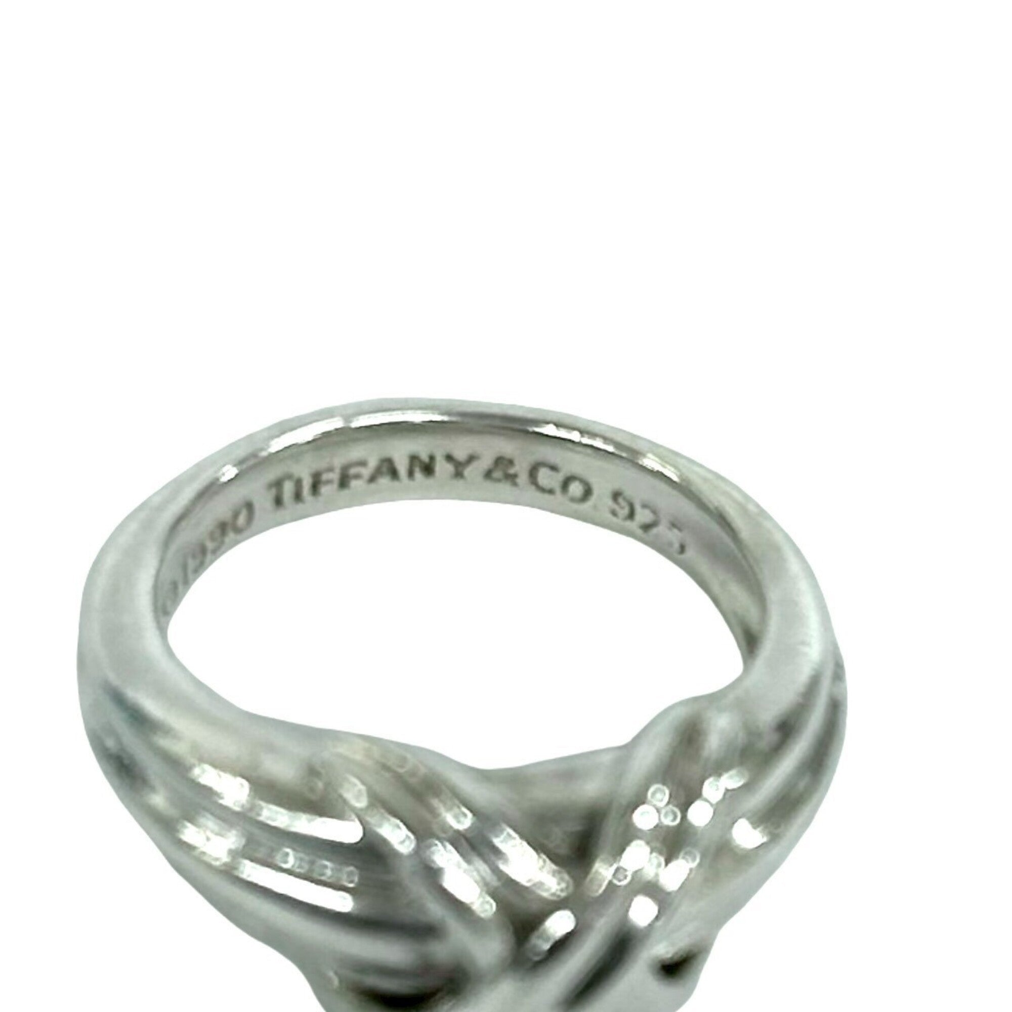 Tiffany Silver Silver 925 Band Ring (Pre-Owned)