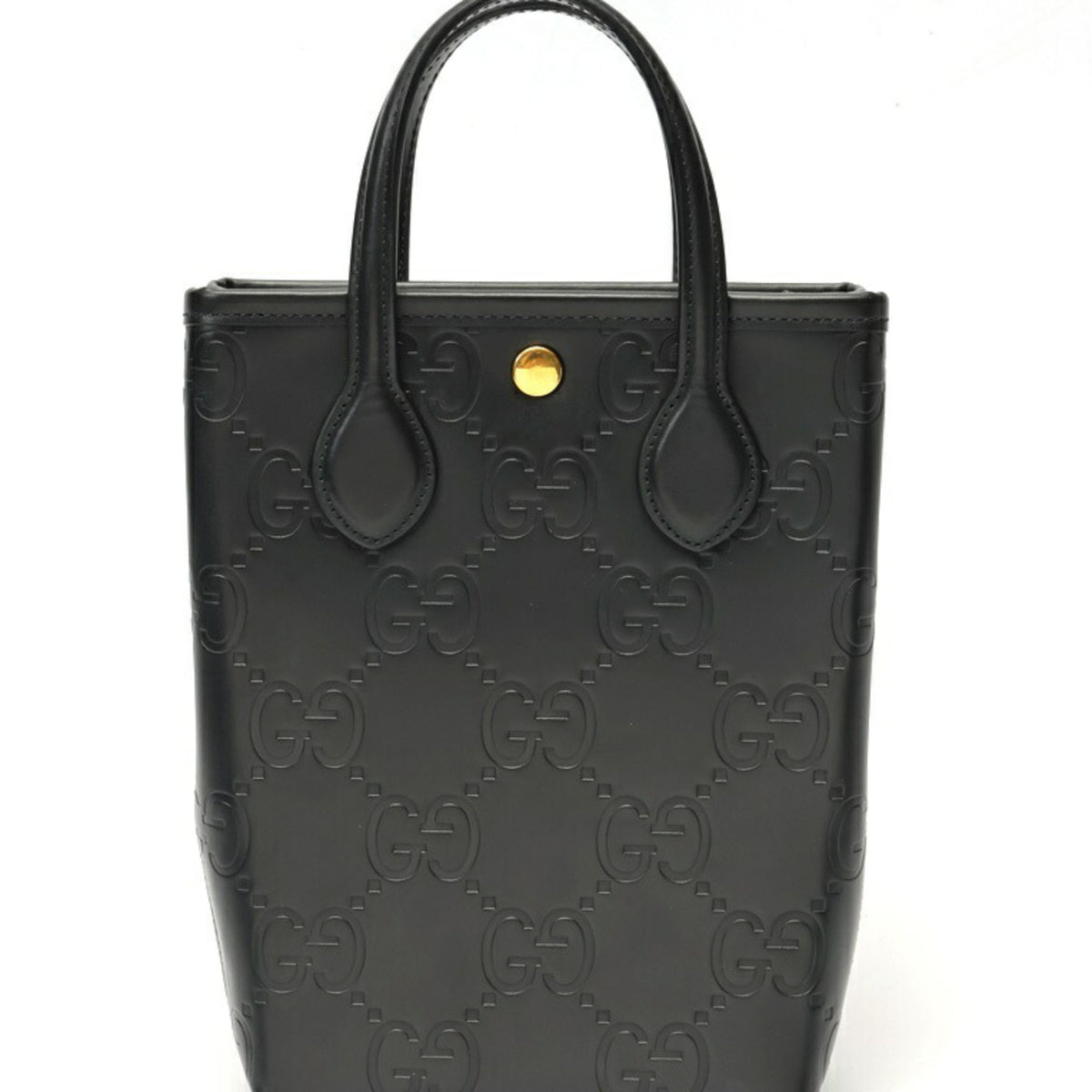 Gucci Black Leather Shoulder Bag (Pre-Owned)
