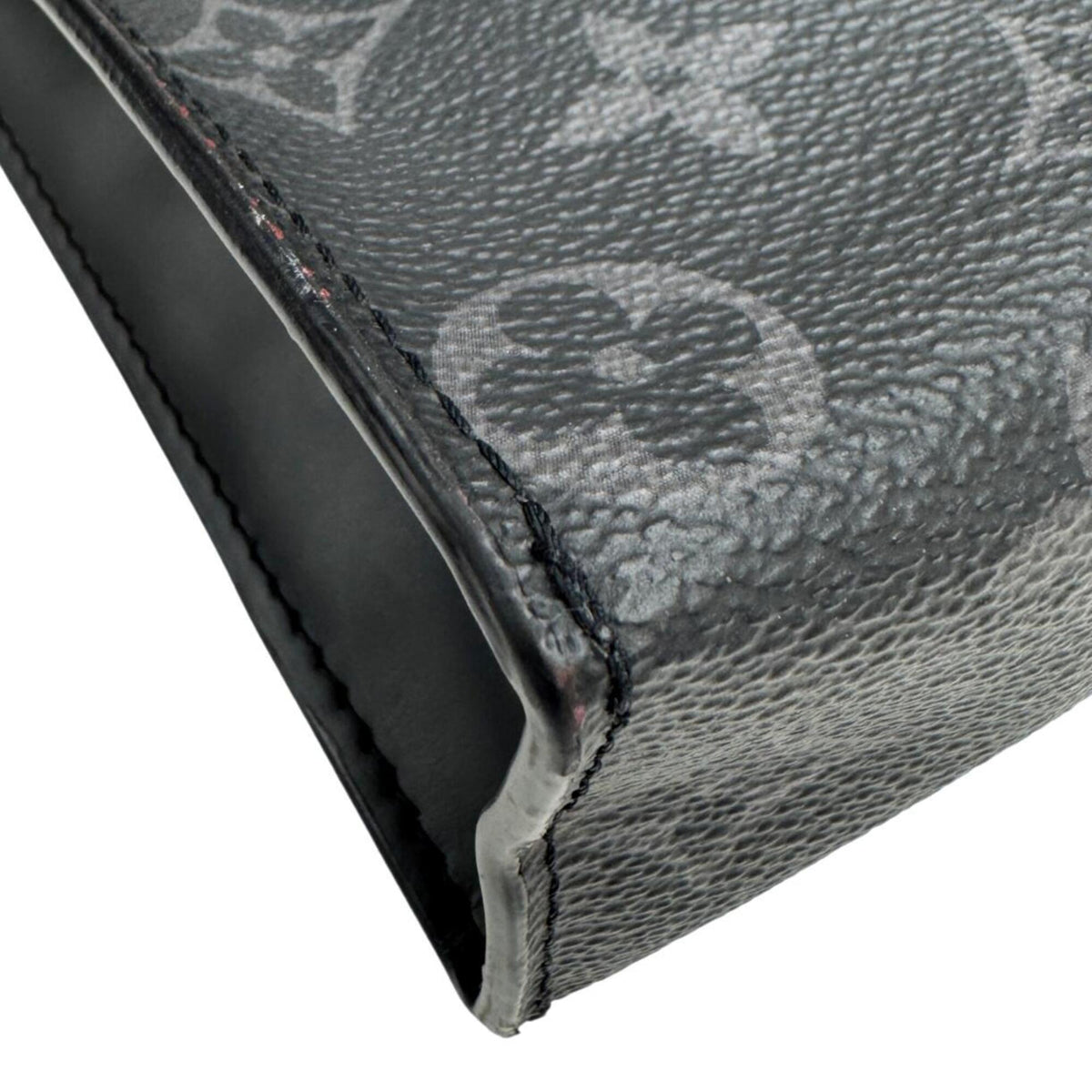Louis Vuitton Black Monogram Eclipse Clutch Bag Pochette (Pre-Owned)