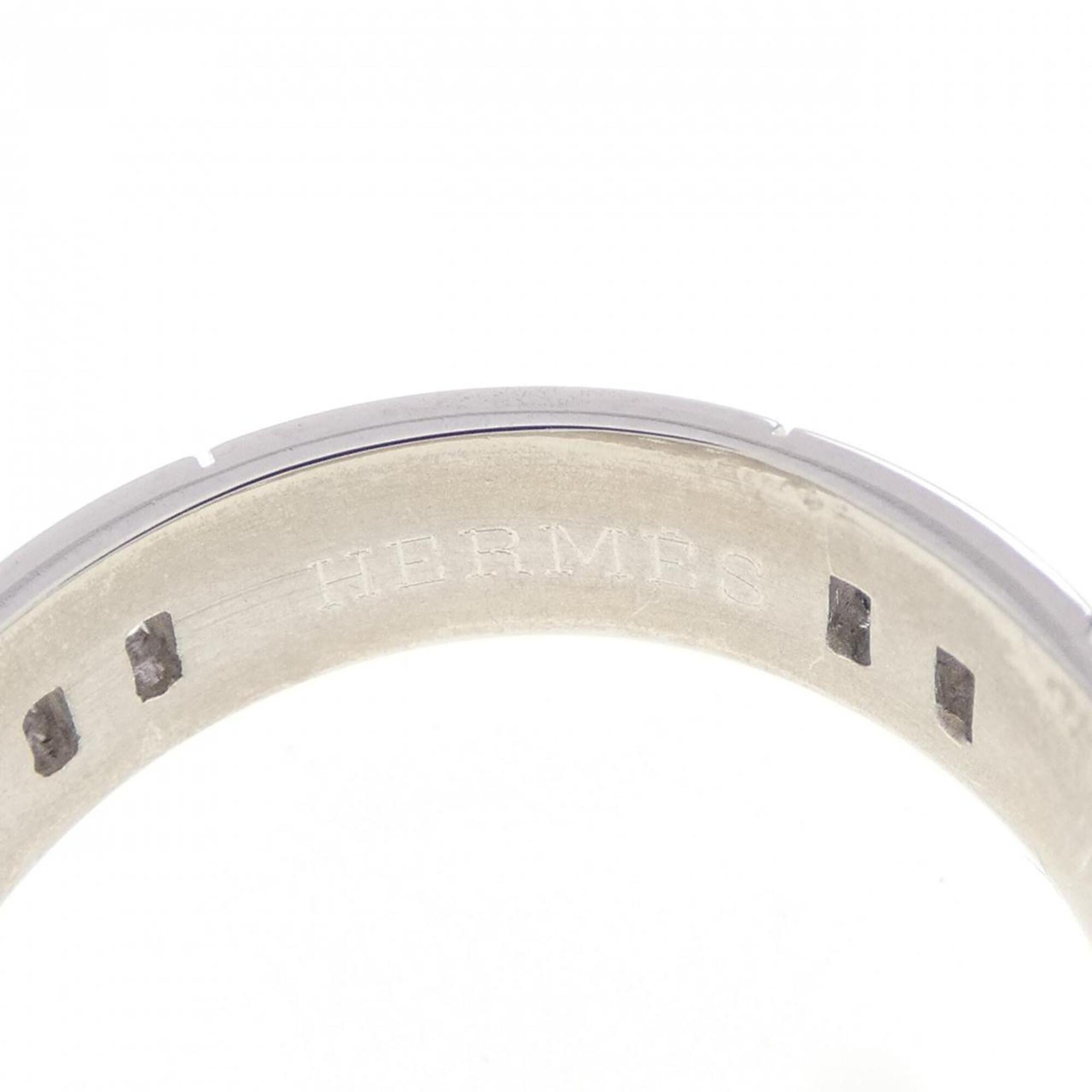 Hermes White Gold (18K) Band Ring (Pre-Owned)