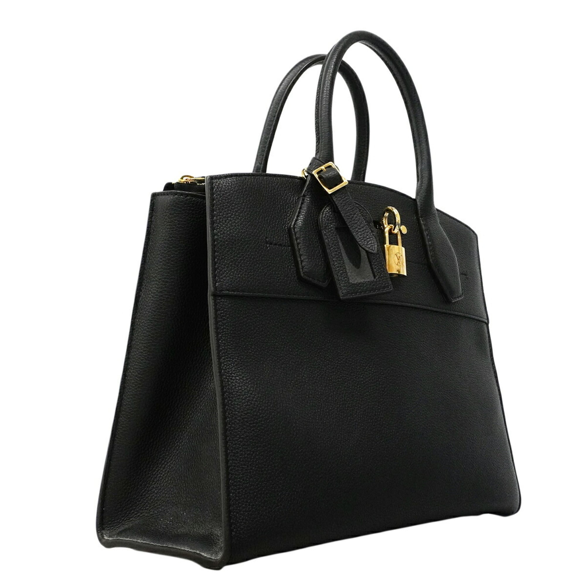Louis Vuitton Noir Handbag (Pre-Owned)