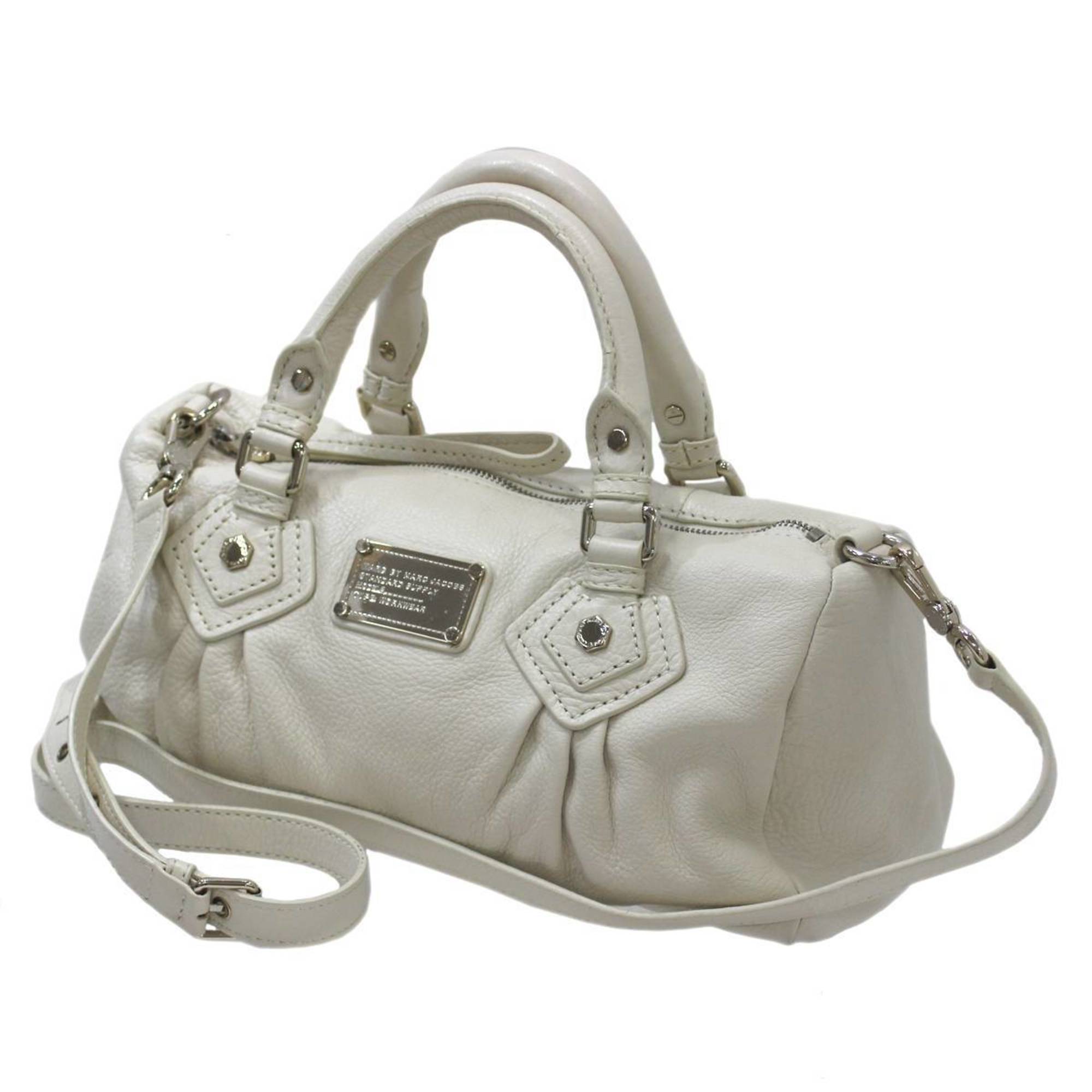 Marc By Marc Jacobs Off-White Handbag Shoulder Bag (Pre-Owned)