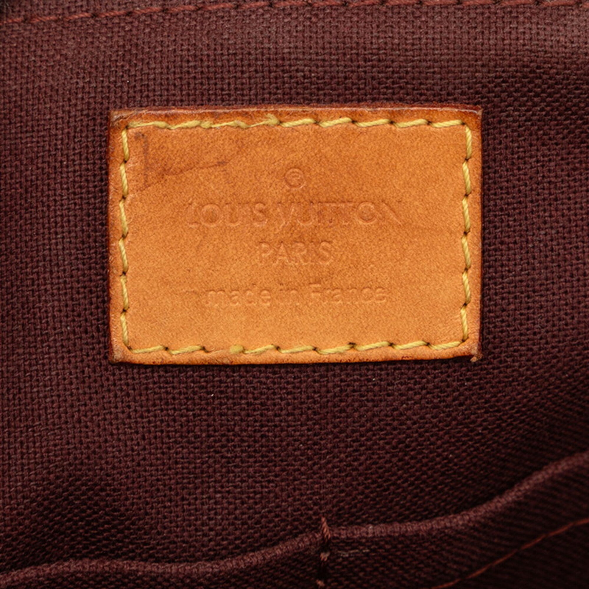 Louis Vuitton Brown Pvc Leather Handbag Shoulder Bag (Pre-Owned)