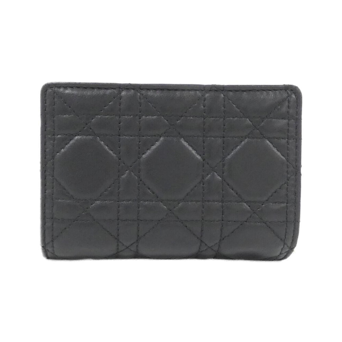 Christian Dior Black Leather Wallet (Bi-Fold) (Pre-Owned)