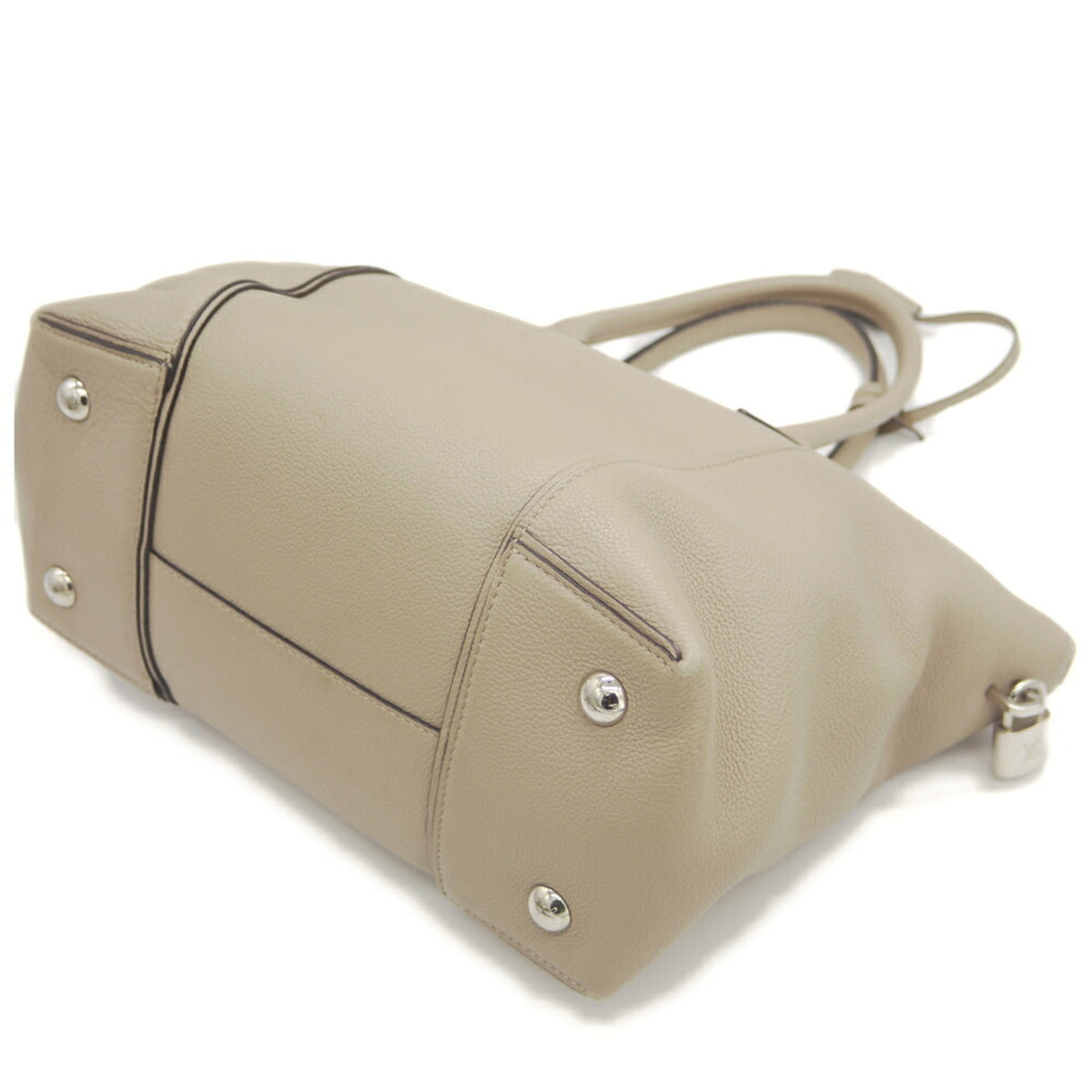 Louis Vuitton Gray Veau Cachemire Leather Handbag Shoulder Bag (Pre-Owned)