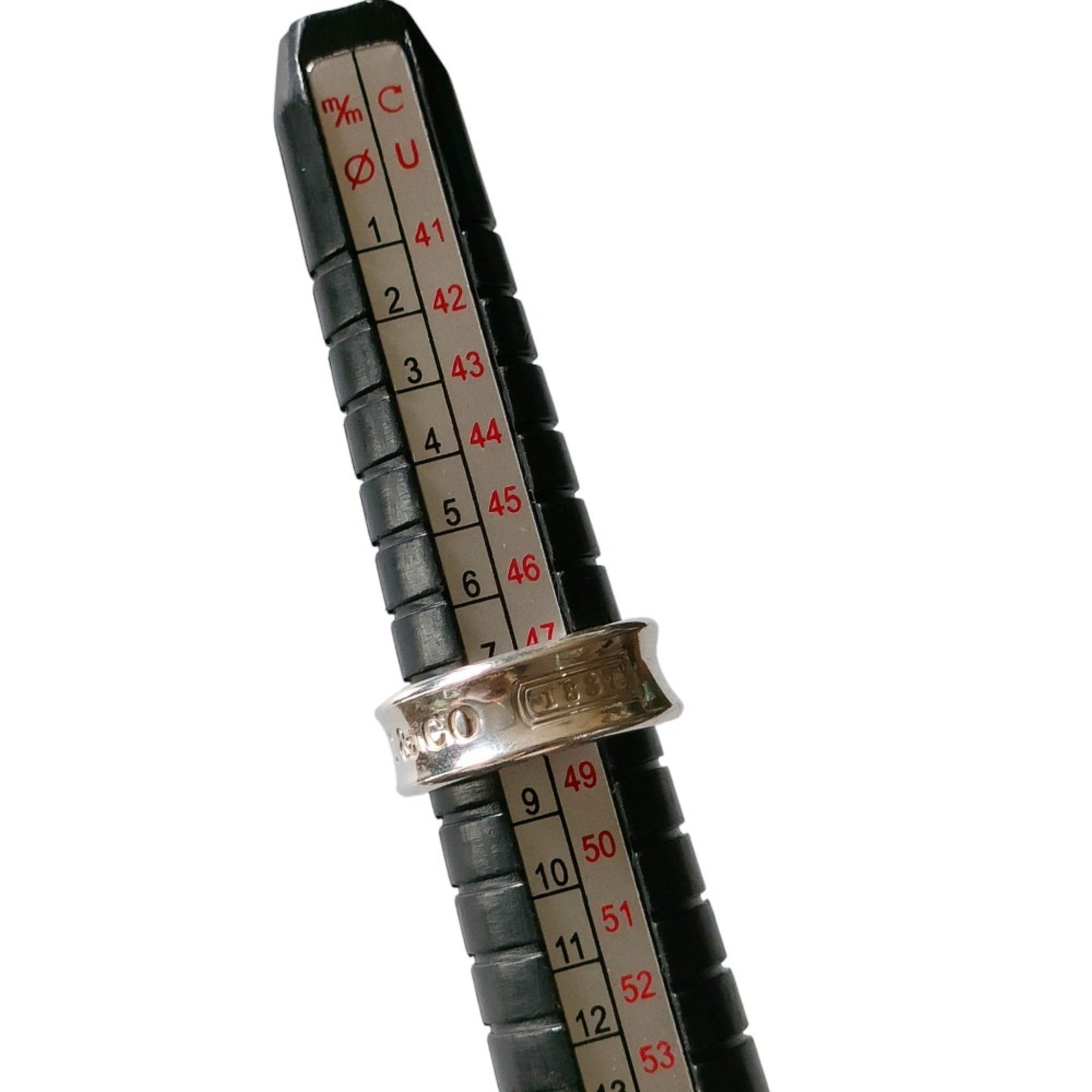 Tiffany Silver Silver 925 Band Ring (Pre-Owned)