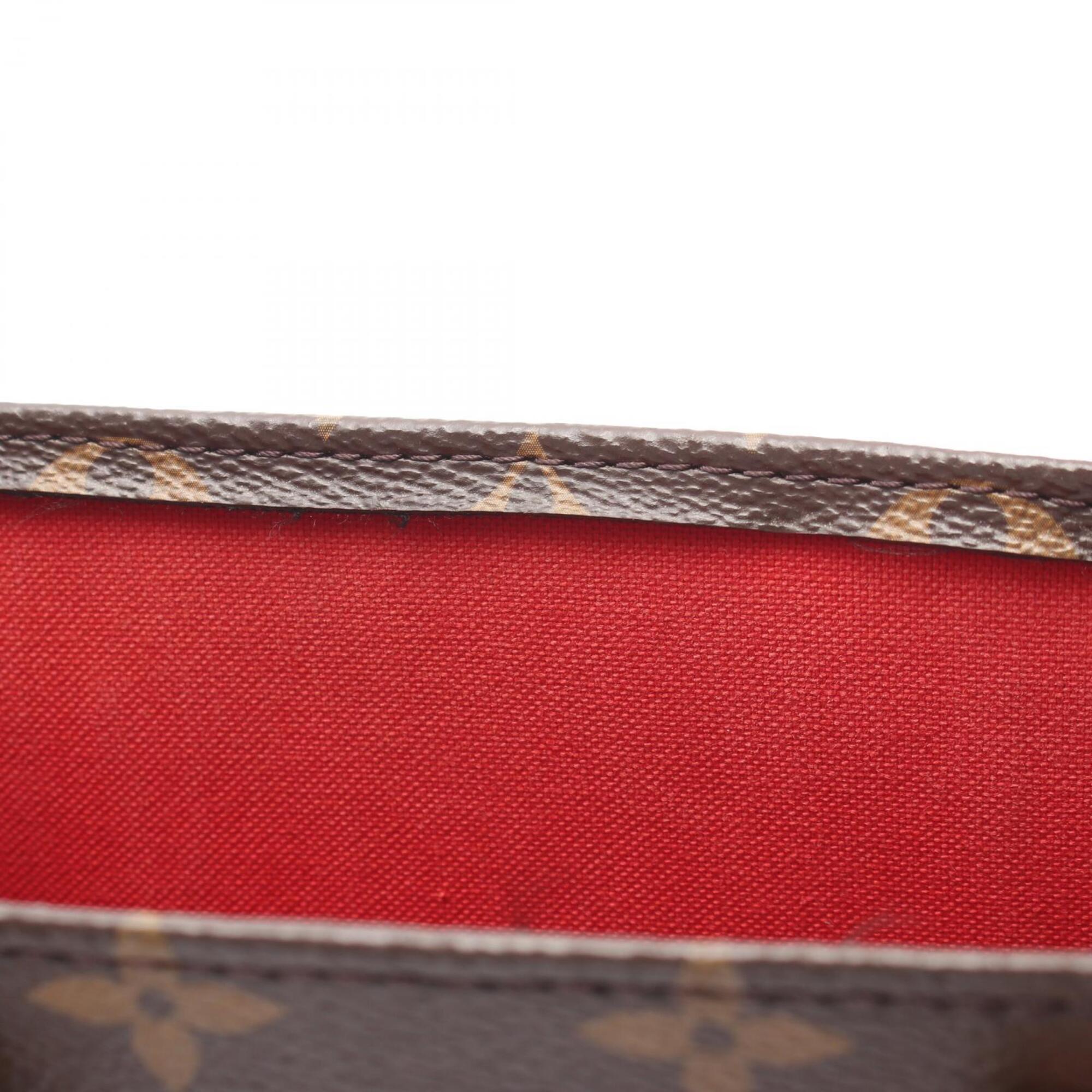 Louis Vuitton Brown Monogram Pvc Leather Handbag (Pre-Owned)