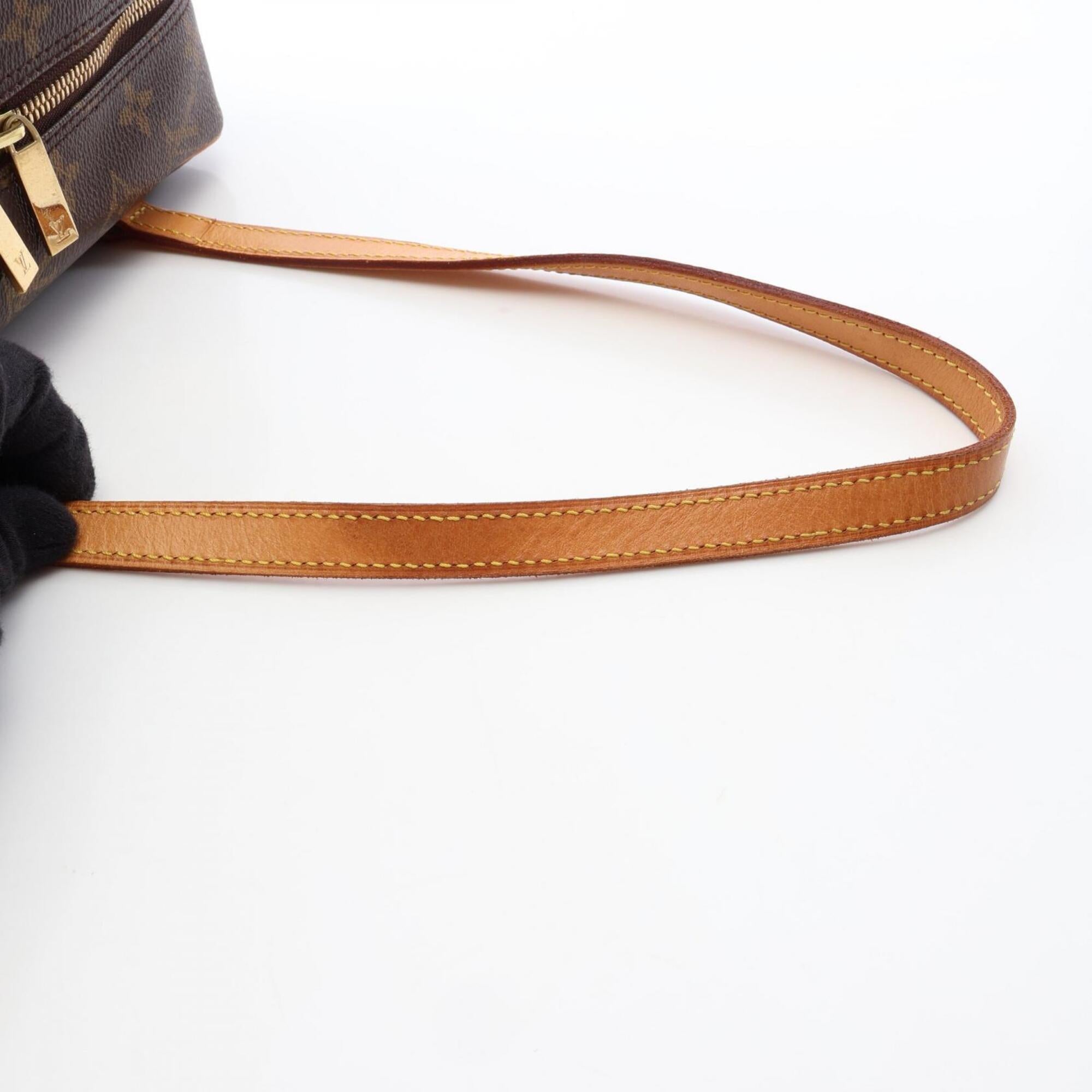Louis Vuitton Brown Coated Canvas Pvc Monogram Leather Handbag Shoulder Bag (Pre-Owned)