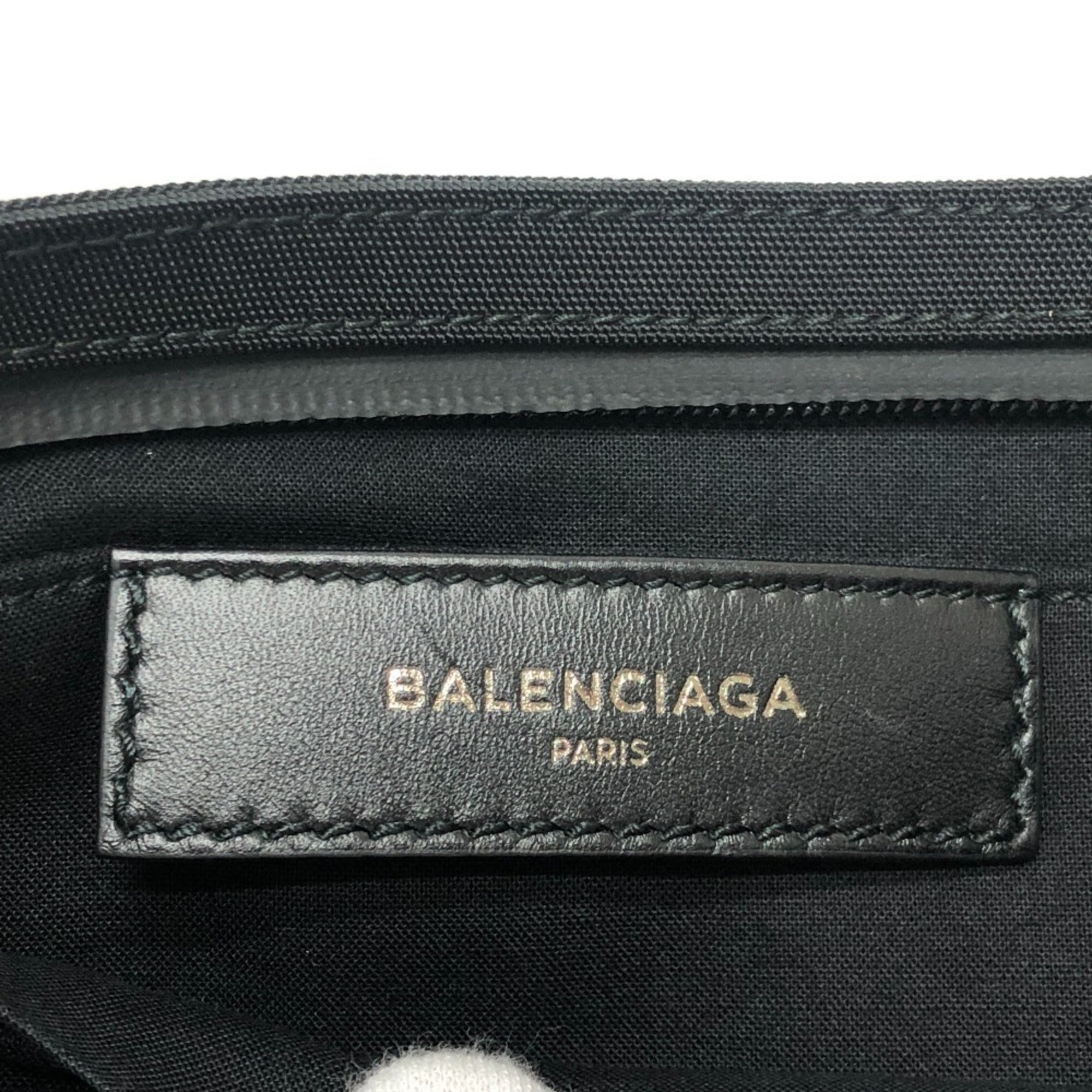 Balenciaga Black Nylon Clutch Bag Pouch (Pre-Owned)