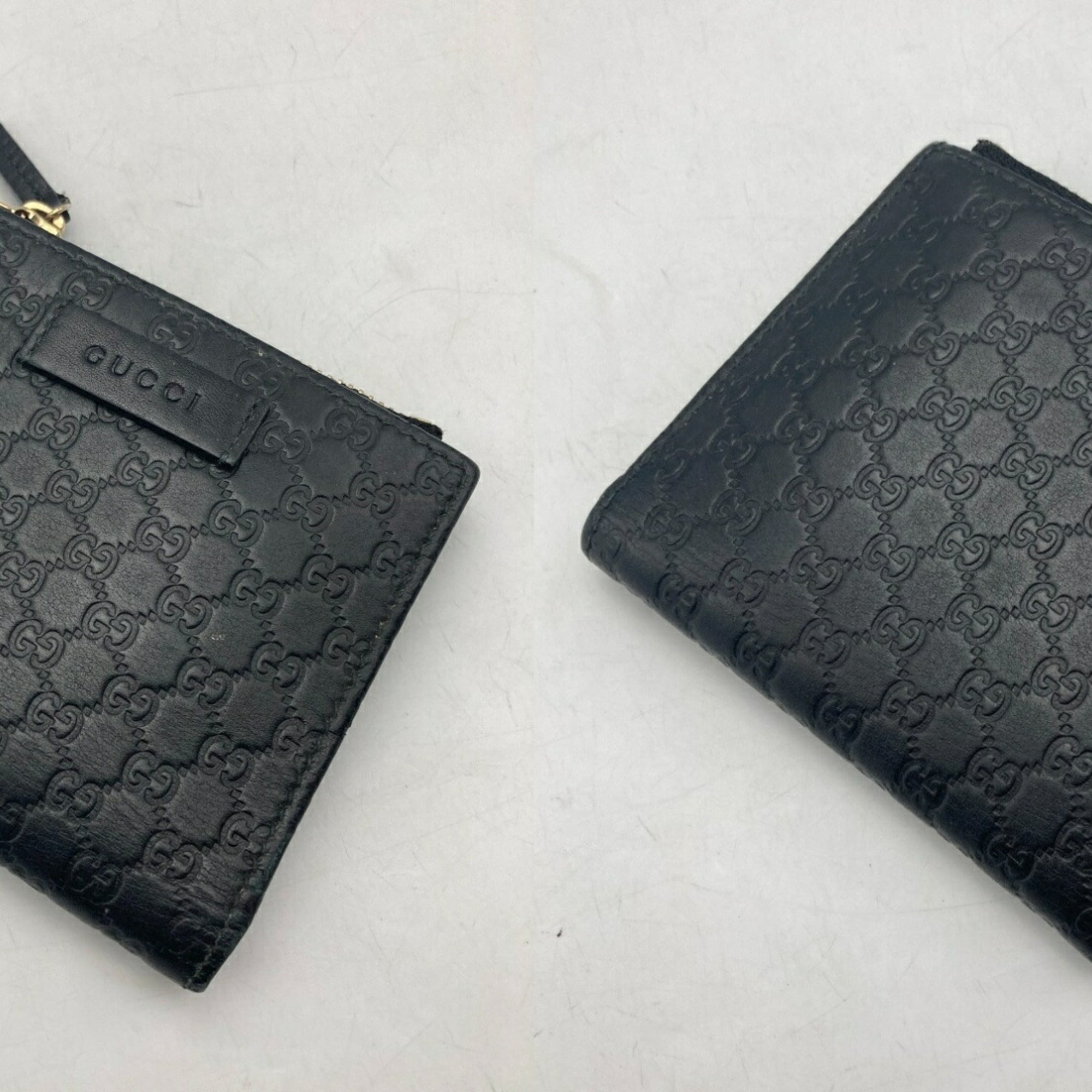 Gucci Black Leather Wallet (Bi-Fold) (Pre-Owned)