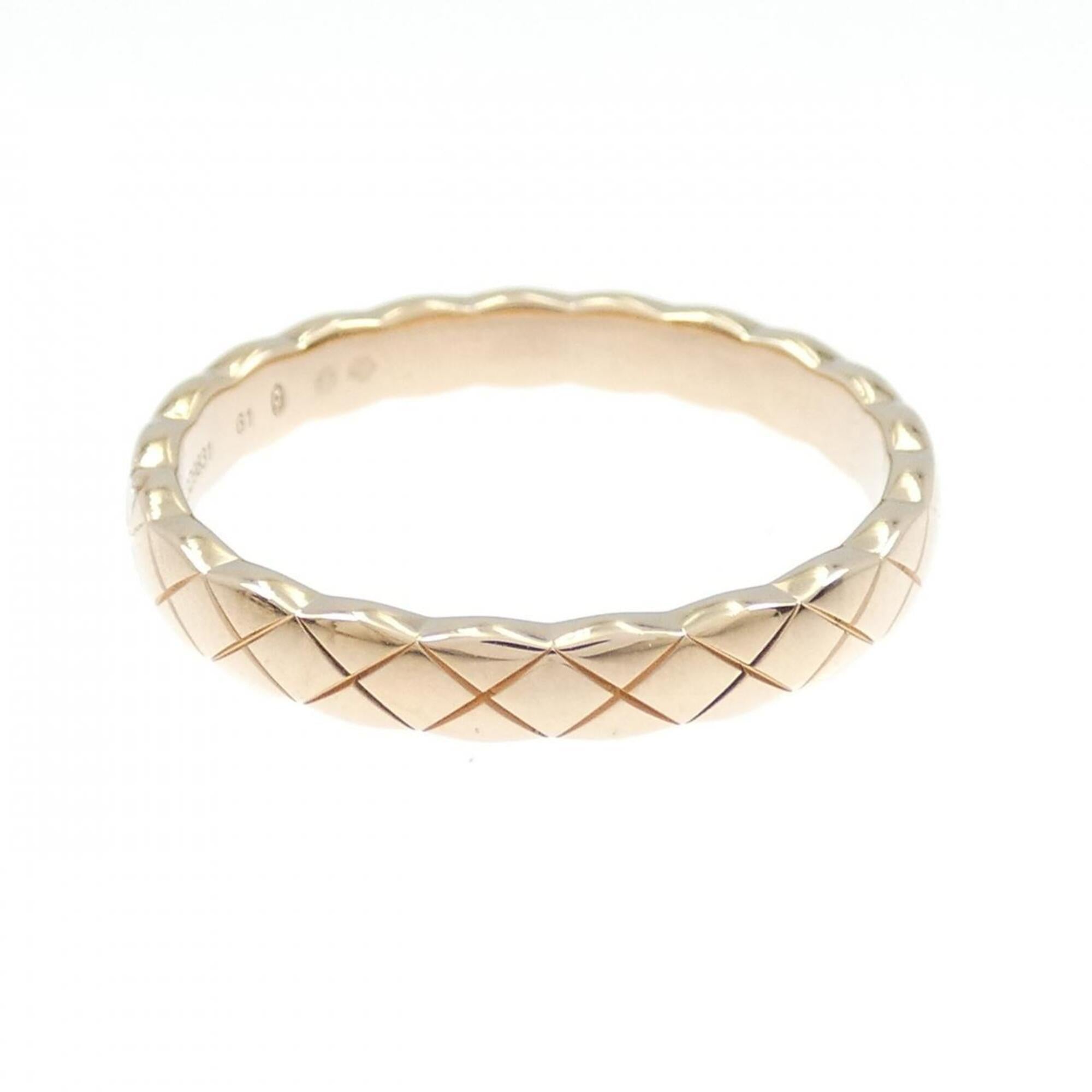 Chanel Pink Gold (18K) Band Ring (Pre-Owned)