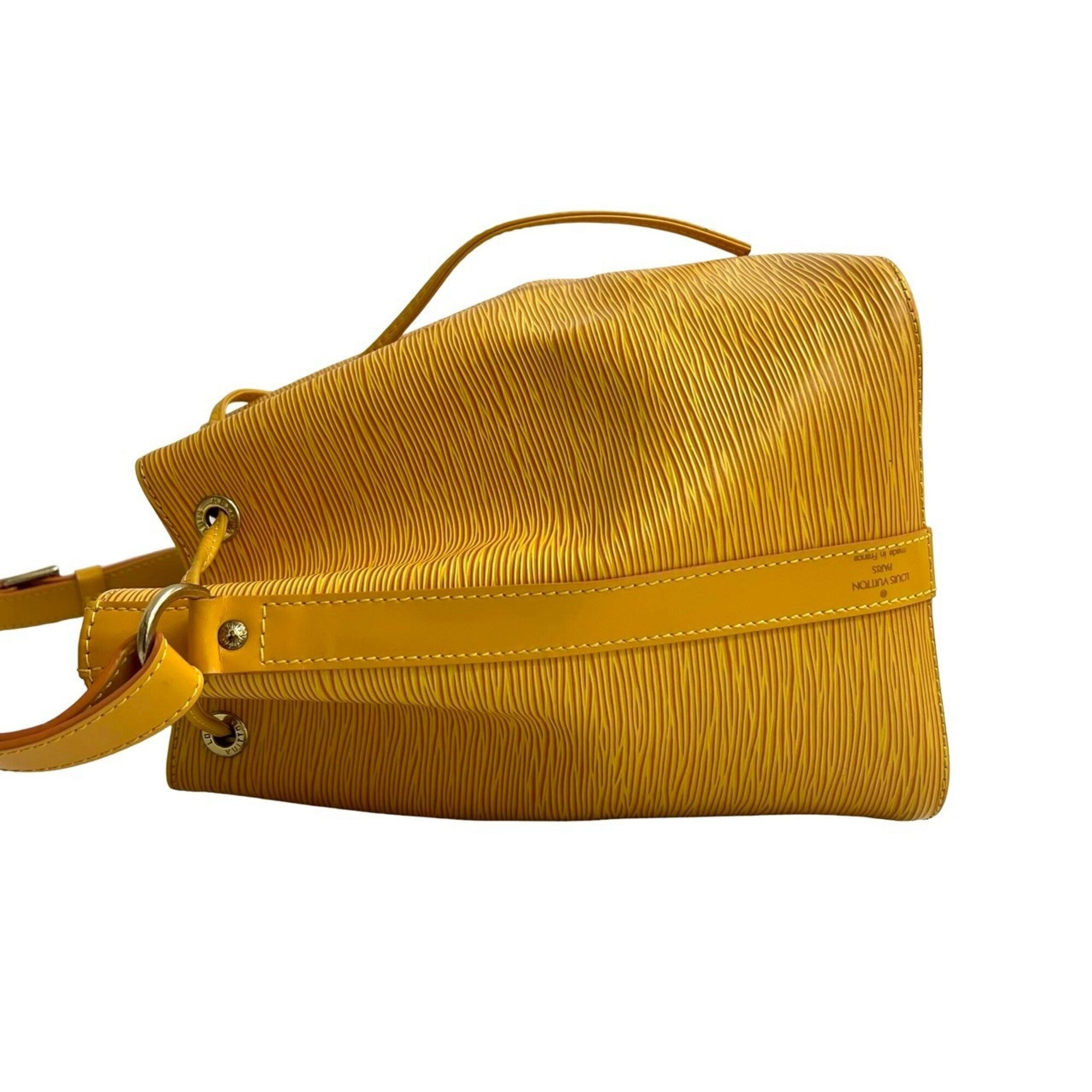 Louis Vuitton Yellow Epi Leather Shoulder Bag Tote Bag (Pre-Owned)