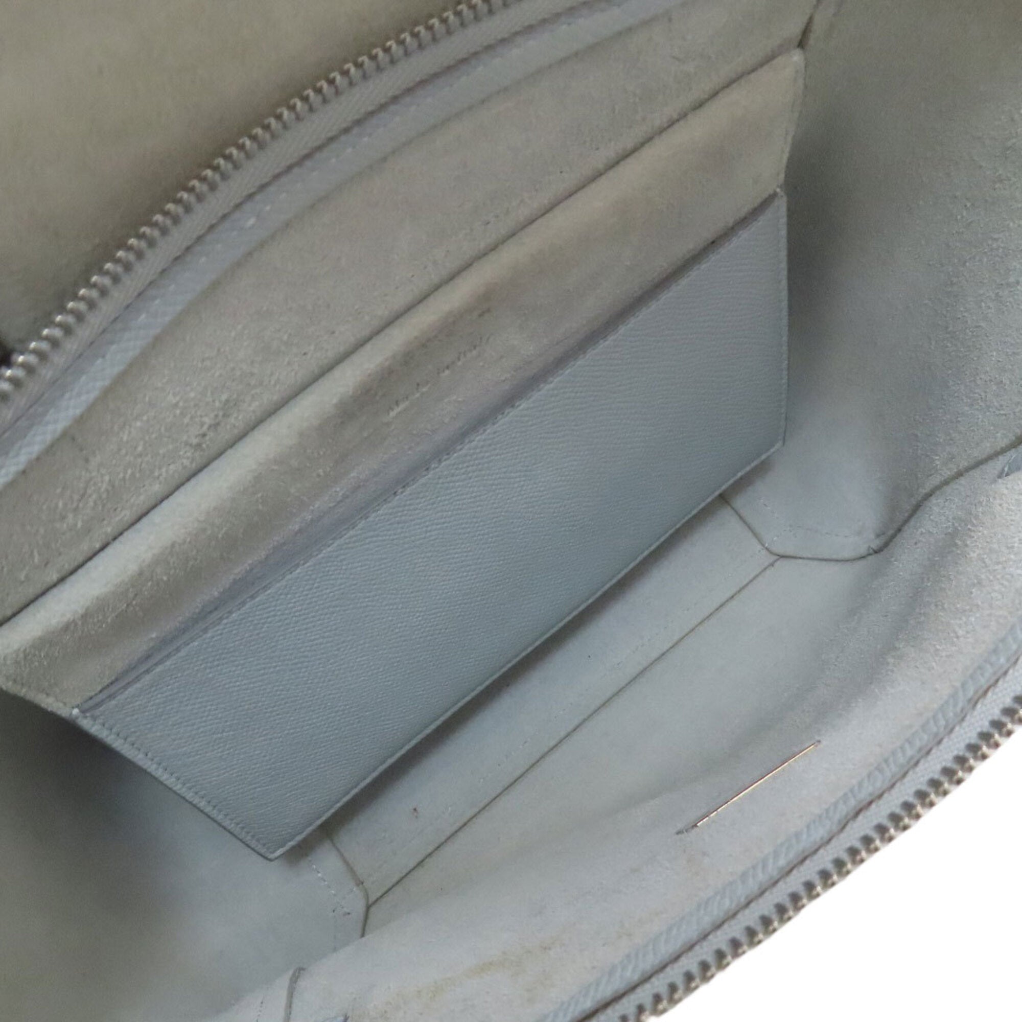 Celine Light Blue Leather Handbag (Pre-Owned)