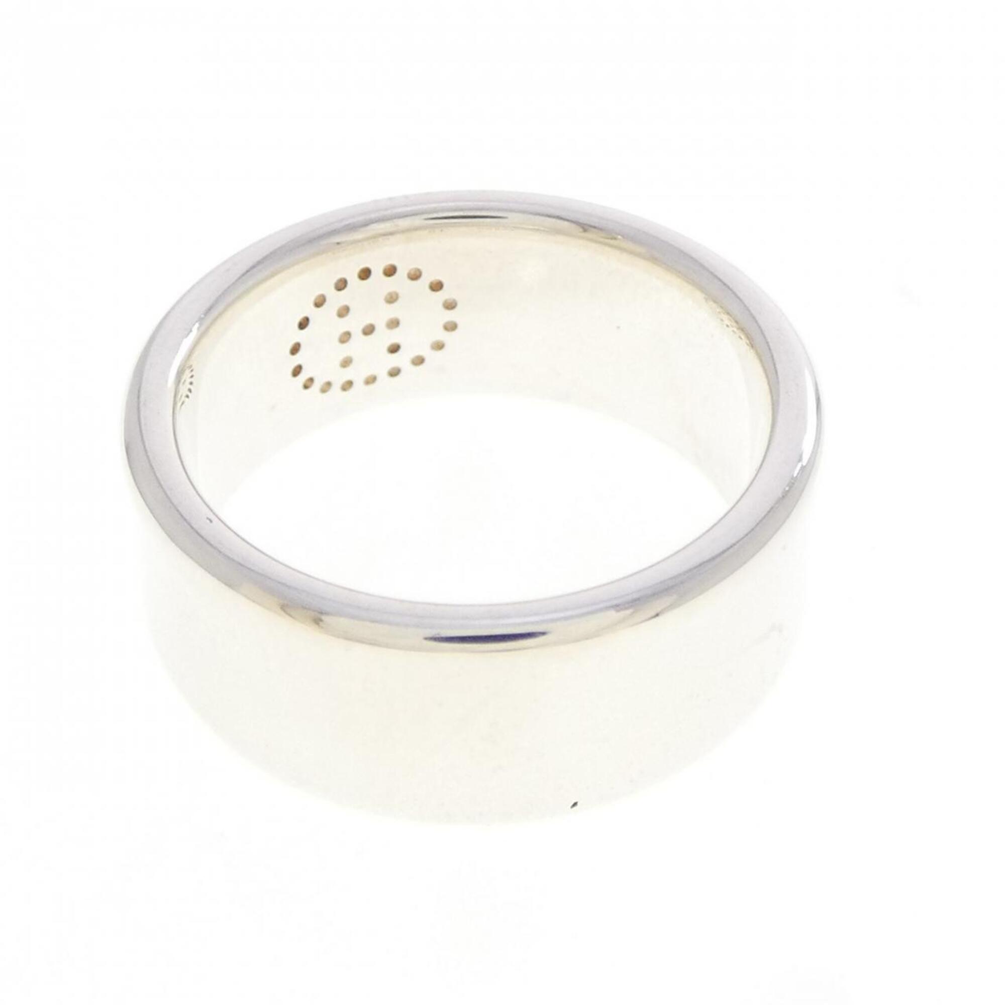 Hermes Silver 925 Band Ring (Pre-Owned)