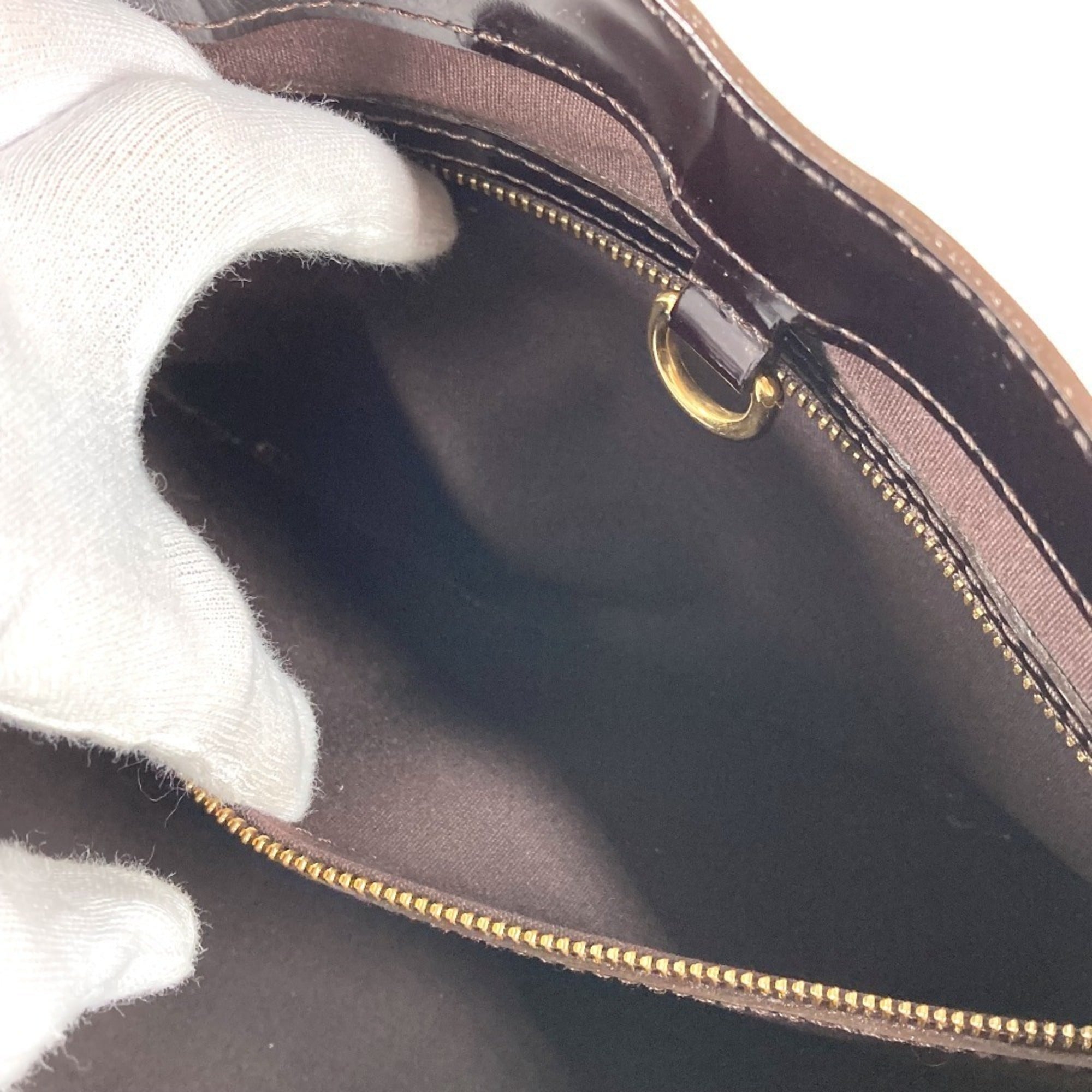 Louis Vuitton Amarante Purple Monogram Vernis Handbag Tote Bag (Pre-Owned)