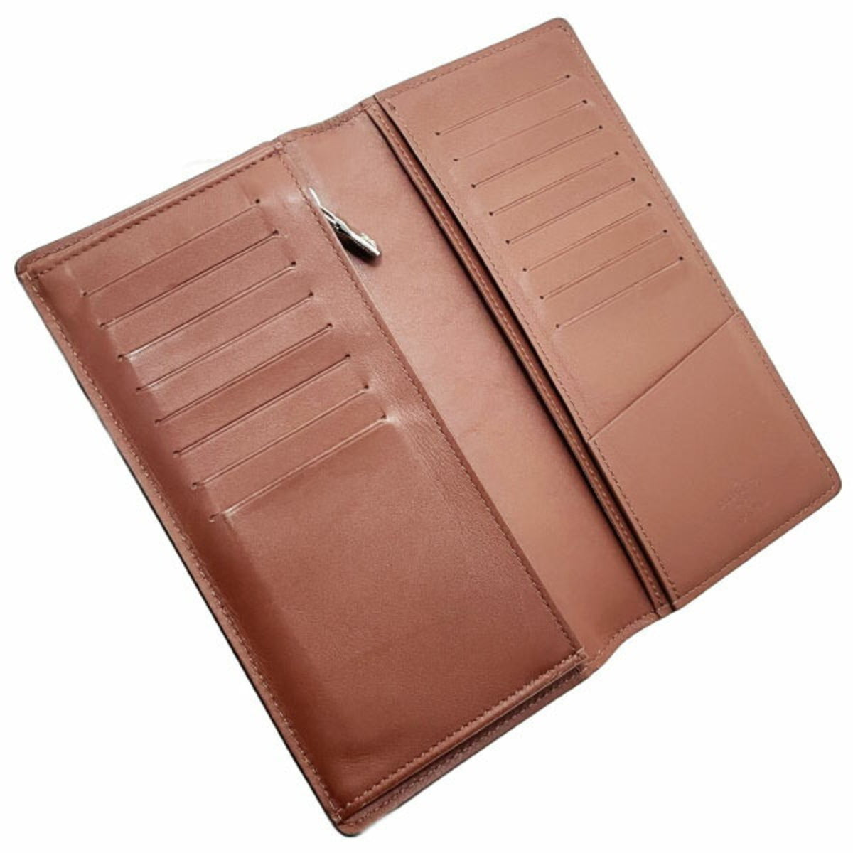 Louis Vuitton Brown Ombre Leather Long Wallet (Bi-Fold) (Pre-Owned)