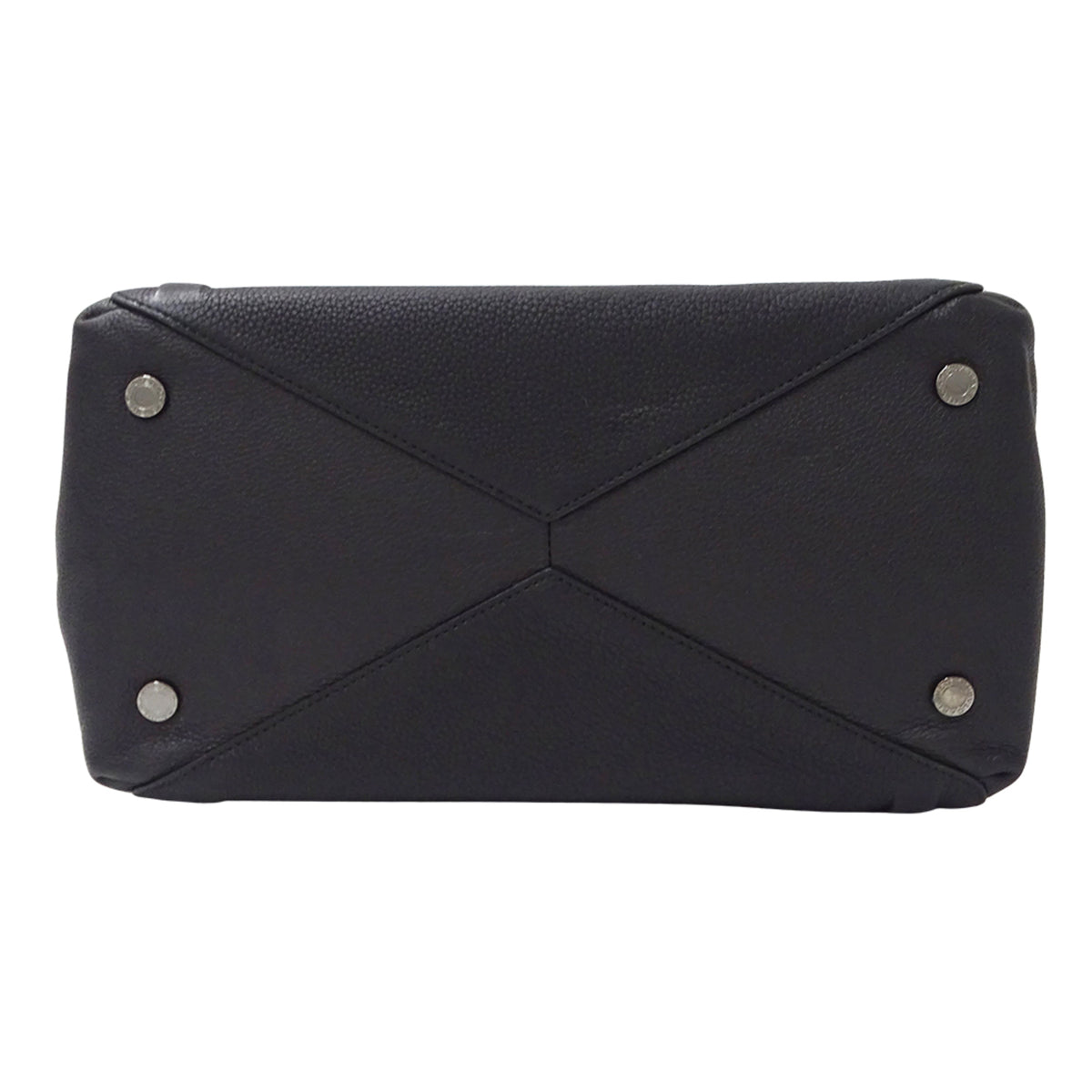 Bvlgari Black Leather Handbag Shoulder Bag (Pre-Owned)