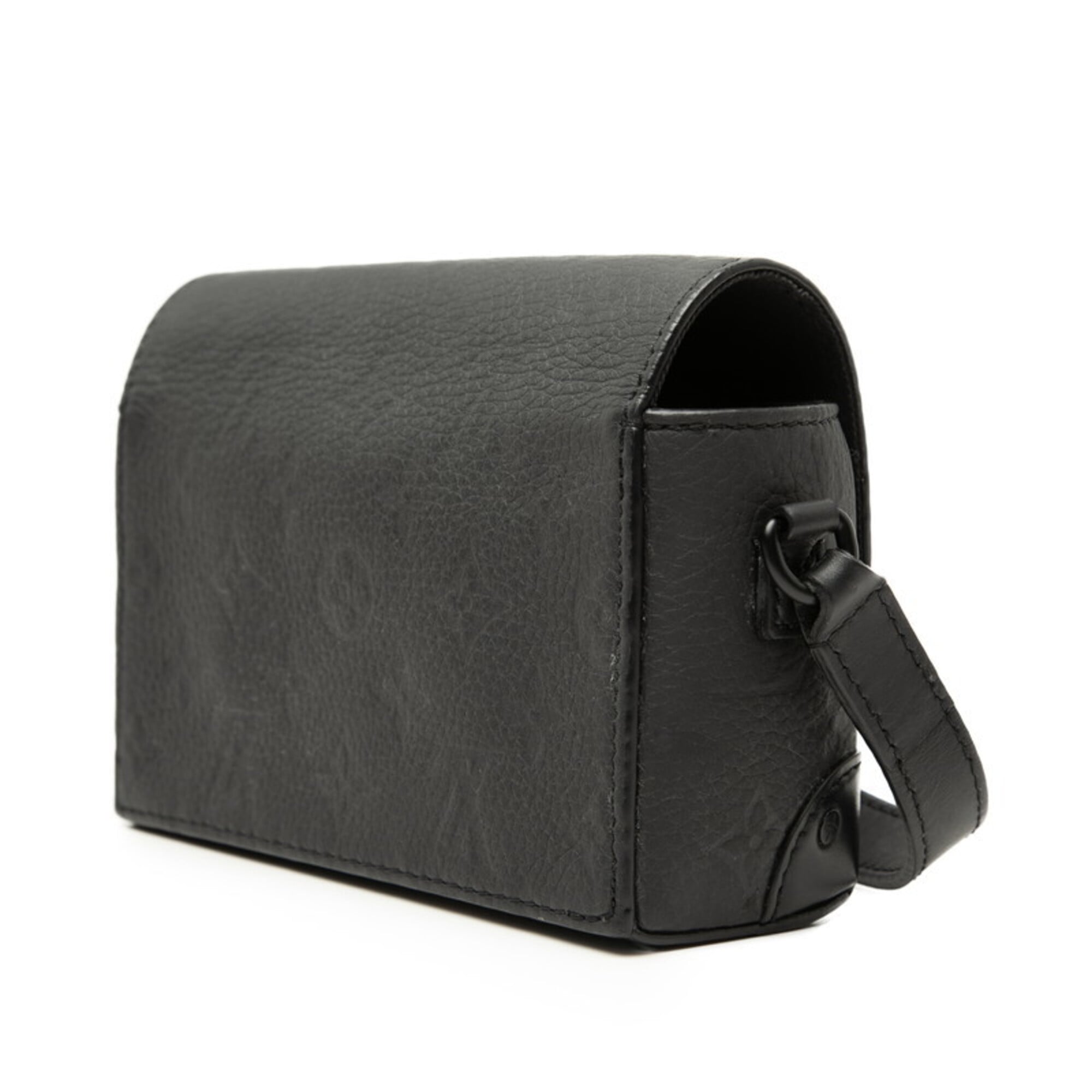 Louis Vuitton Monogram Black Noir Leather Shoulder Bag (Pre-Owned)