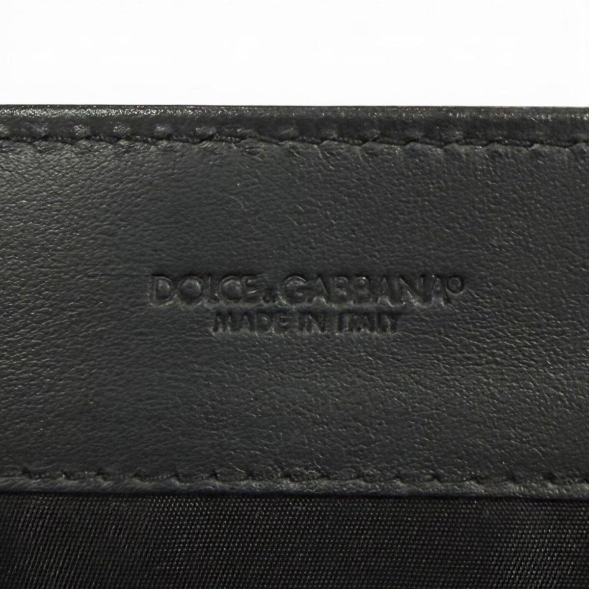 Dolce & Gabbana Black Leather Briefcase (Pre-Owned)