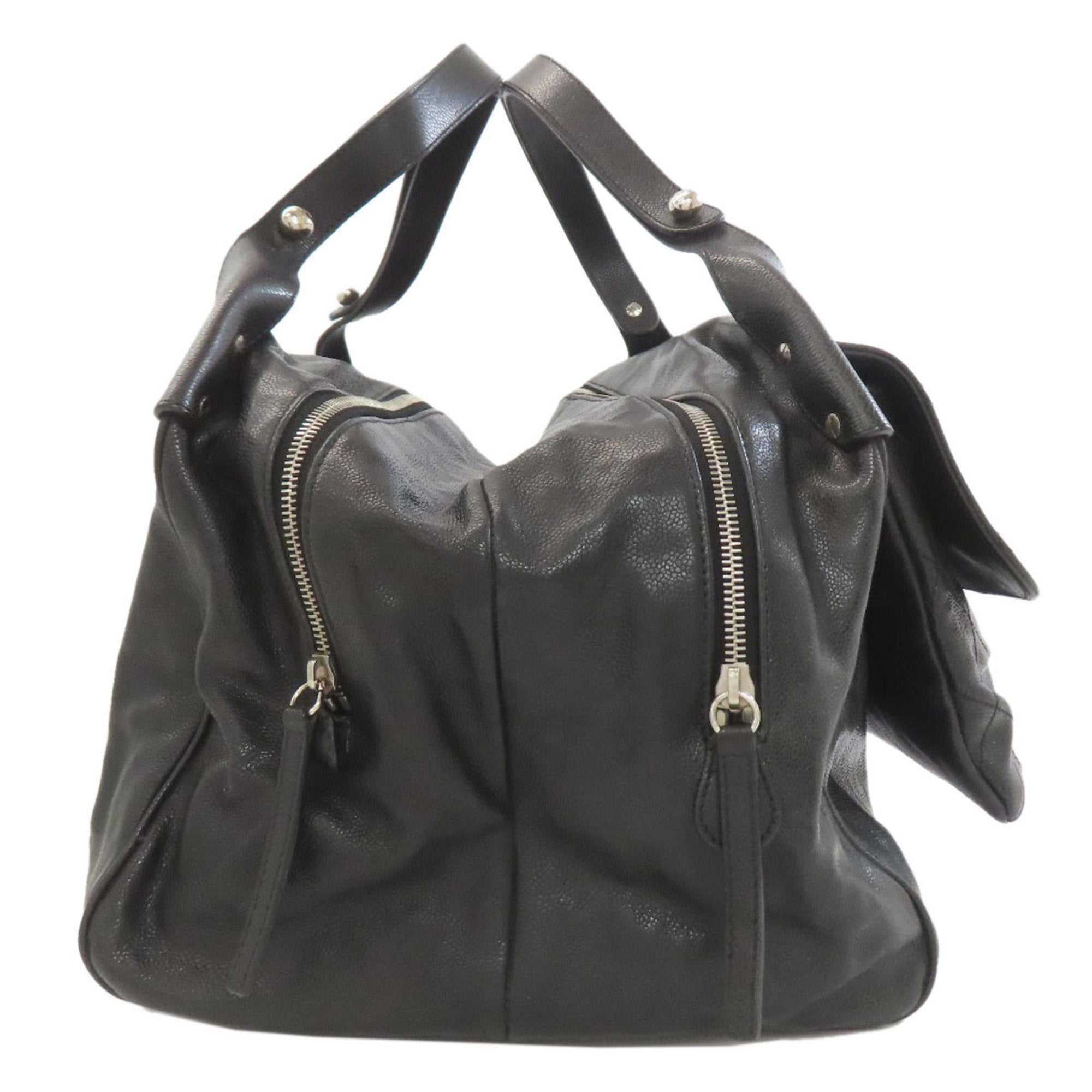 Chanel Black Leather Tote Bag (Pre-Owned)