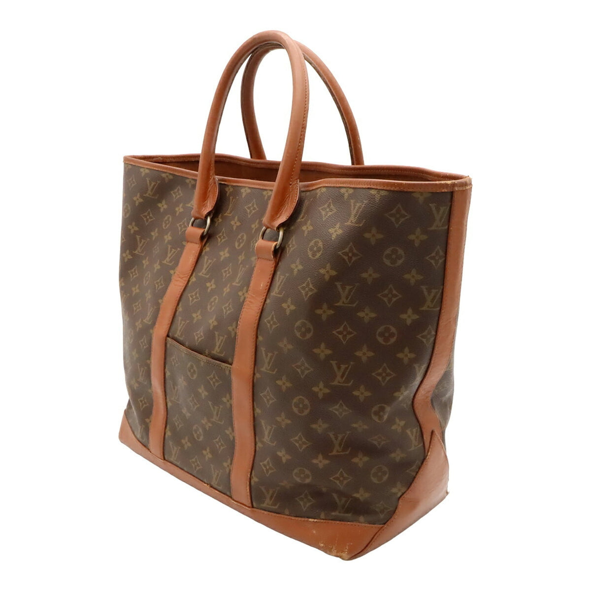 Louis Vuitton Brown Vinyl Tote Bag (Pre-Owned)