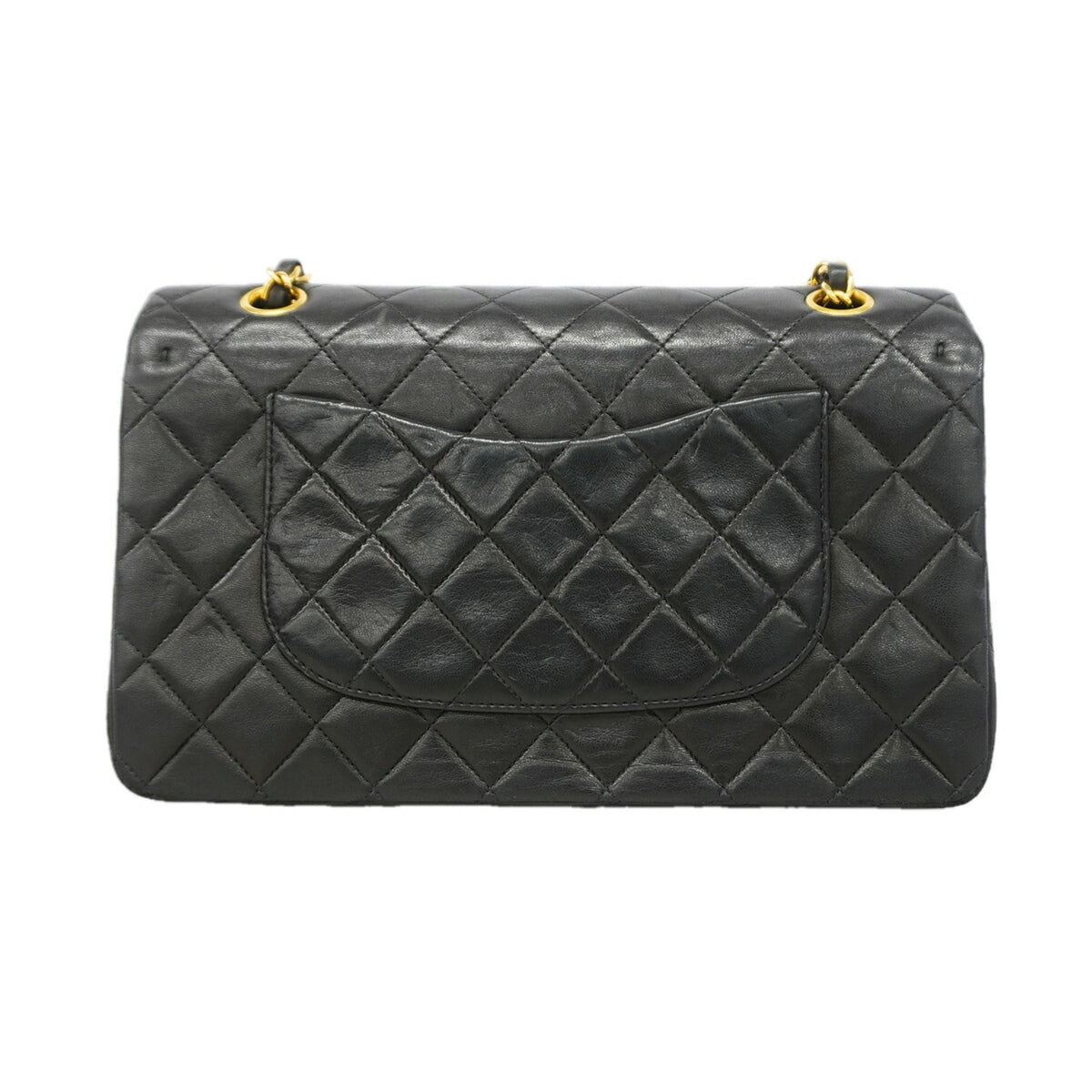 Chanel Black Leather Shoulder Bag (Pre-Owned)