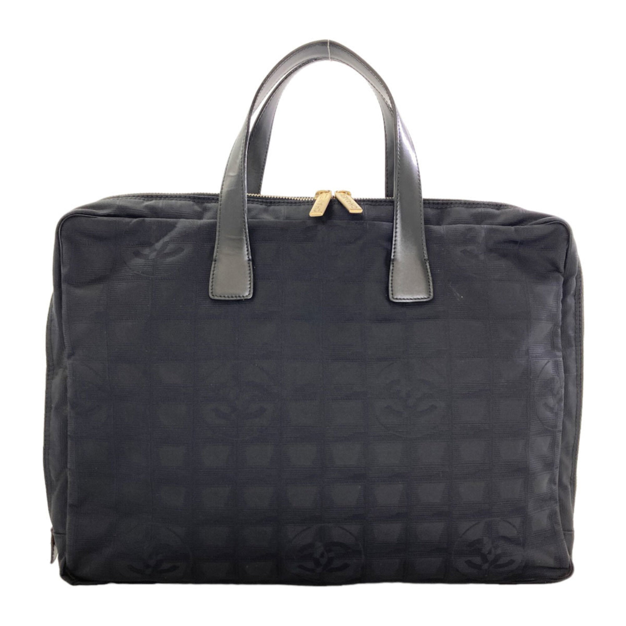 Chanel Black Nylon Tote Bag (Pre-Owned)