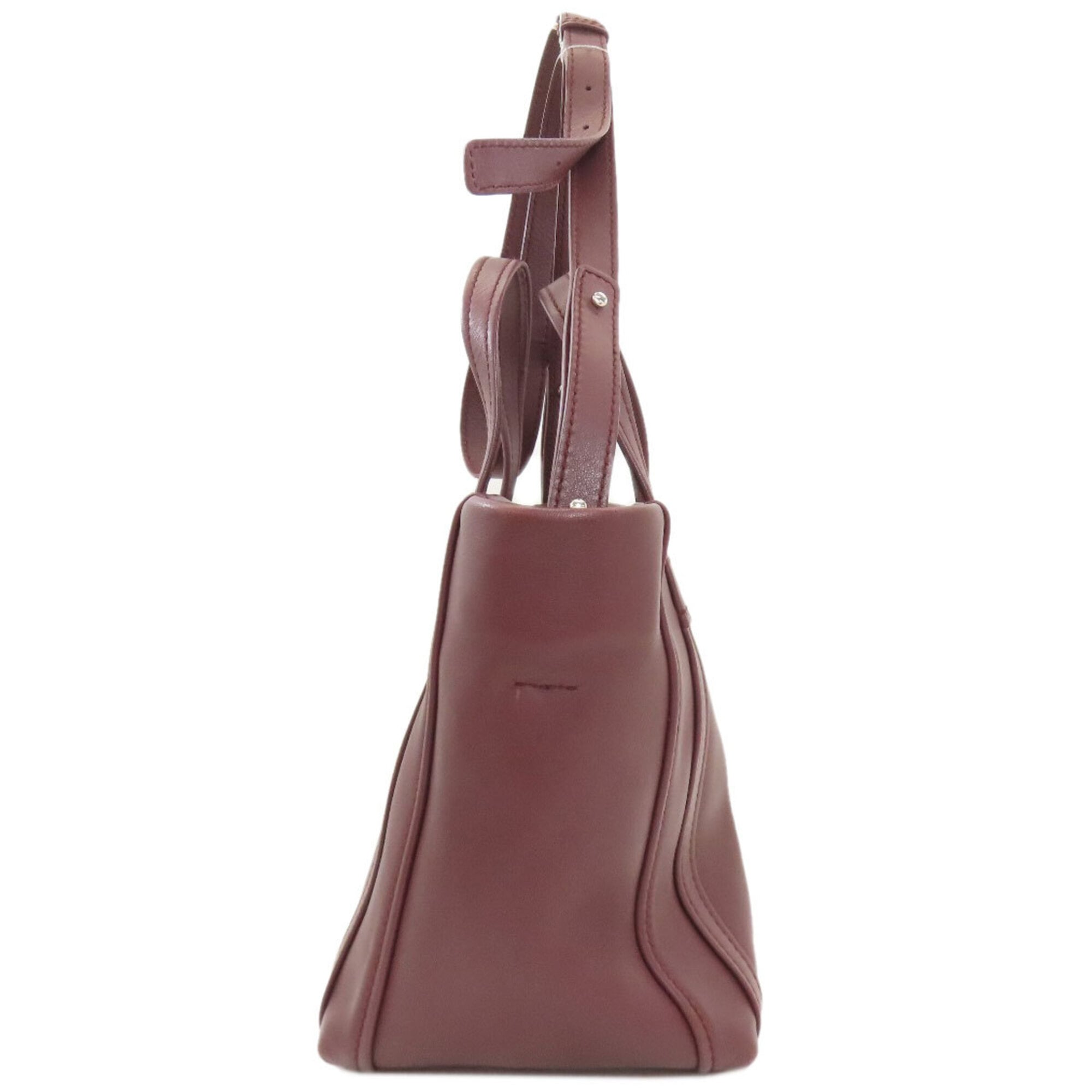 Balenciaga Bordeaux Leather Handbag (Pre-Owned)
