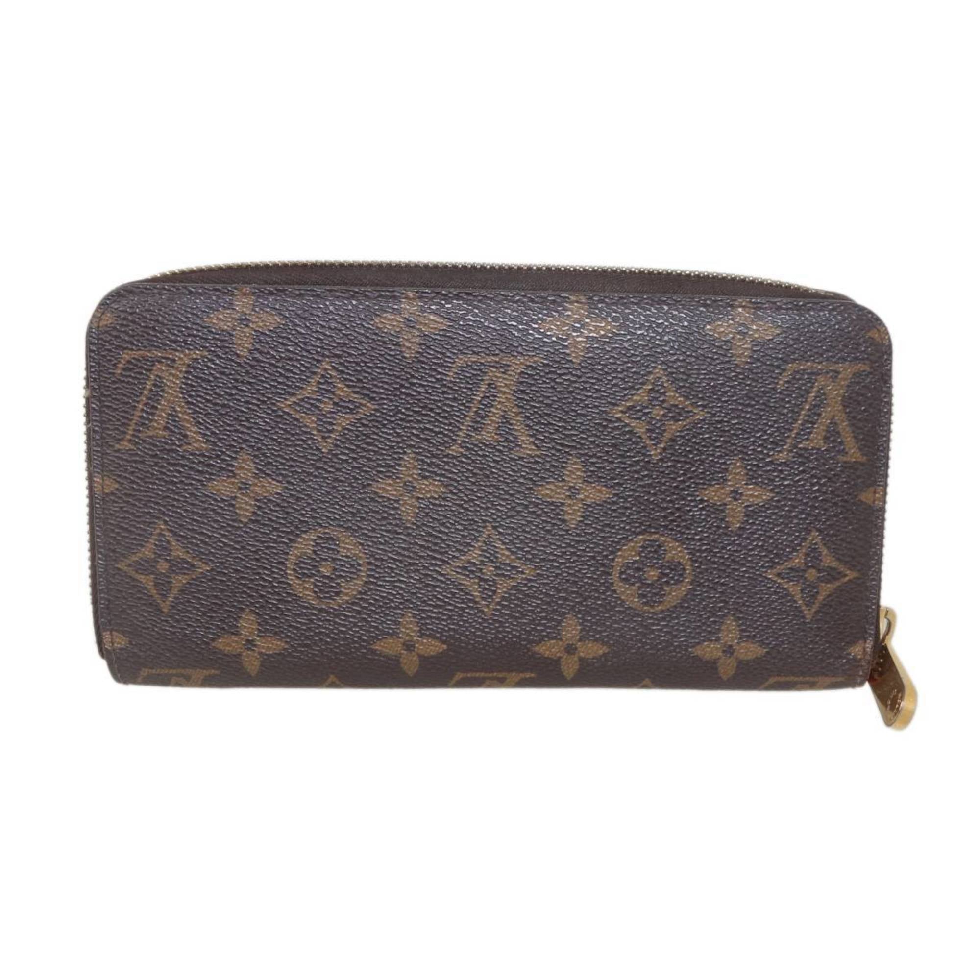 Louis Vuitton Monogram Brown Long Wallet (Bi-Fold) (Pre-Owned)
