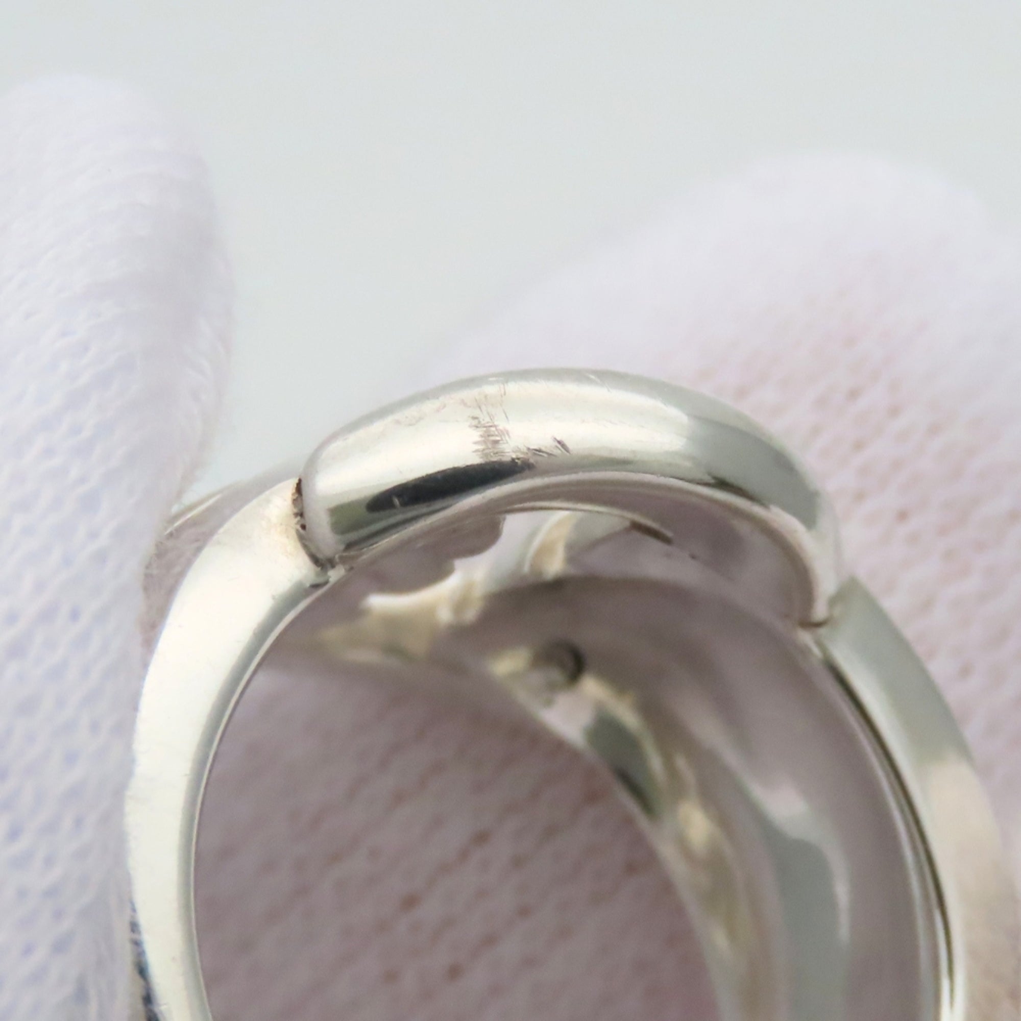 Tiffany Silver Silver 925 Band Ring (Pre-Owned)