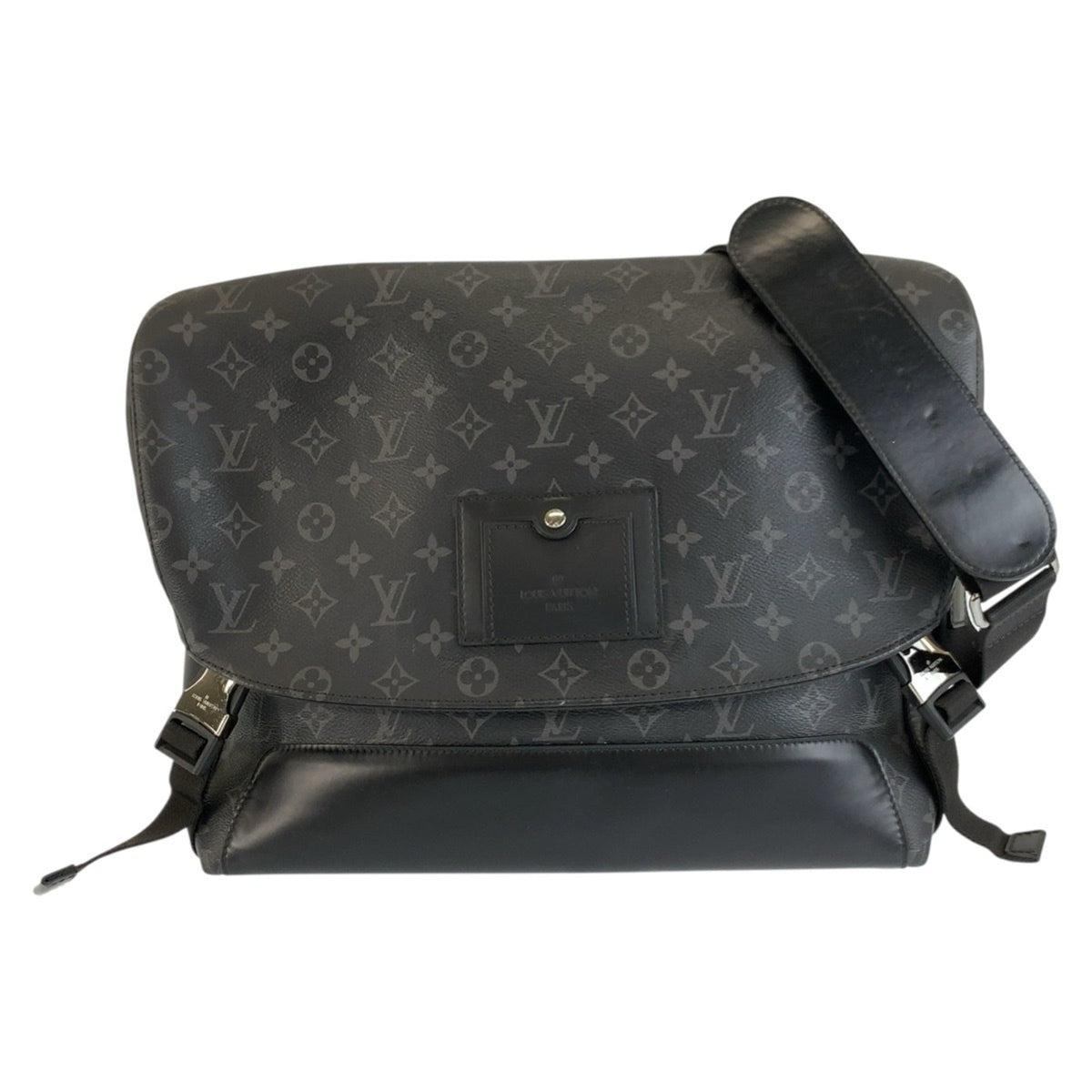 Louis Vuitton Black Monogram Eclipse Messenger Bag Shoulder Bag (Pre-Owned)