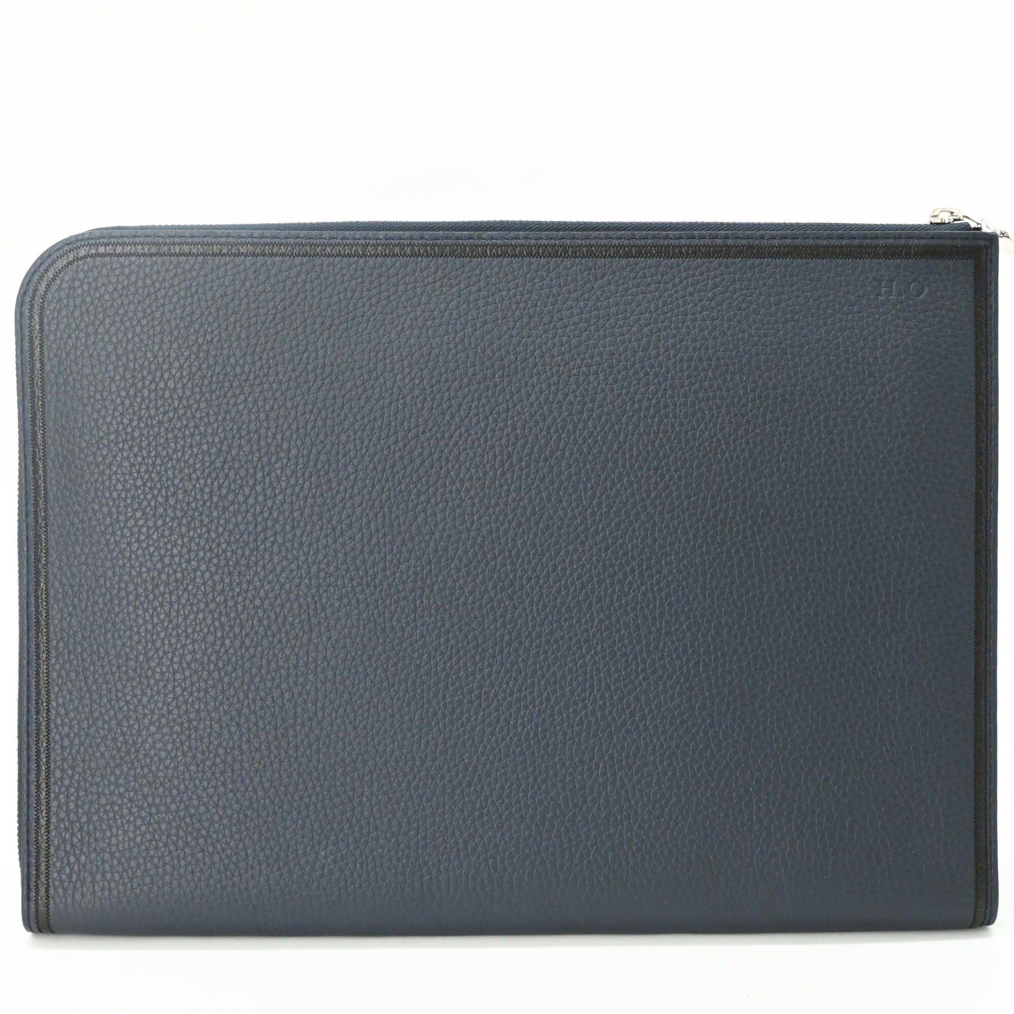 Louis Vuitton Navy Leather Clutch Bag (Pre-Owned)