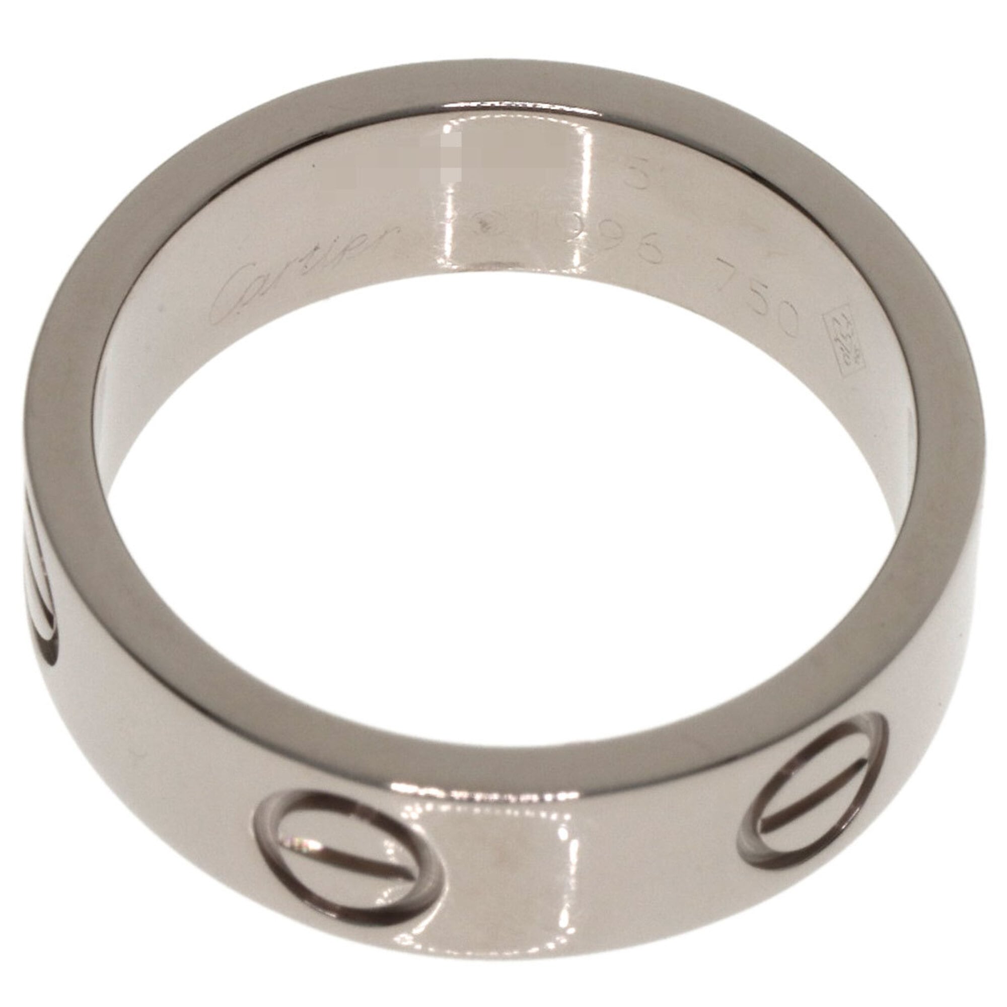Cartier Love White Gold (18K) Band Ring (Pre-Owned)