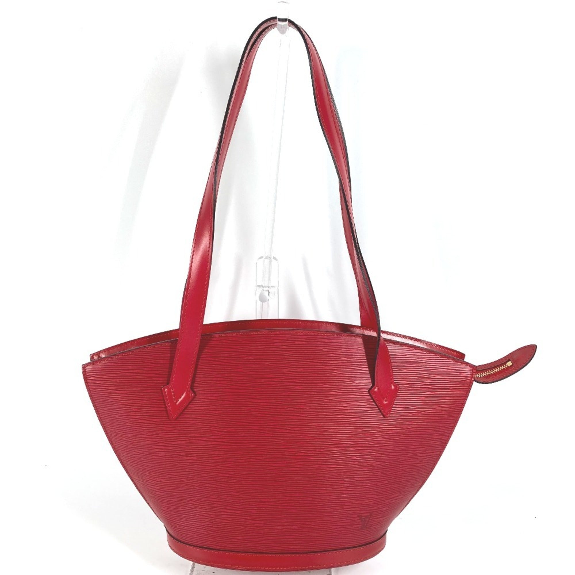 Louis Vuitton Castilian Red Red Color Epi Leather Shoulder Bag Tote Bag (Pre-Owned)