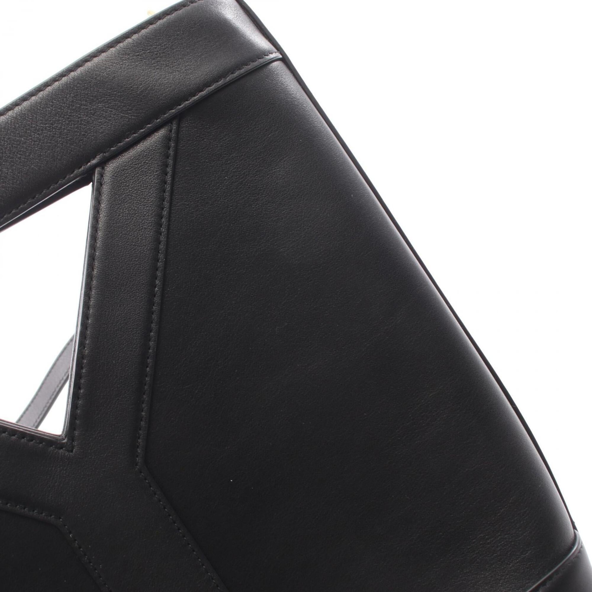 Saint Laurent Black Leather Handbag Pouch (Pre-Owned)