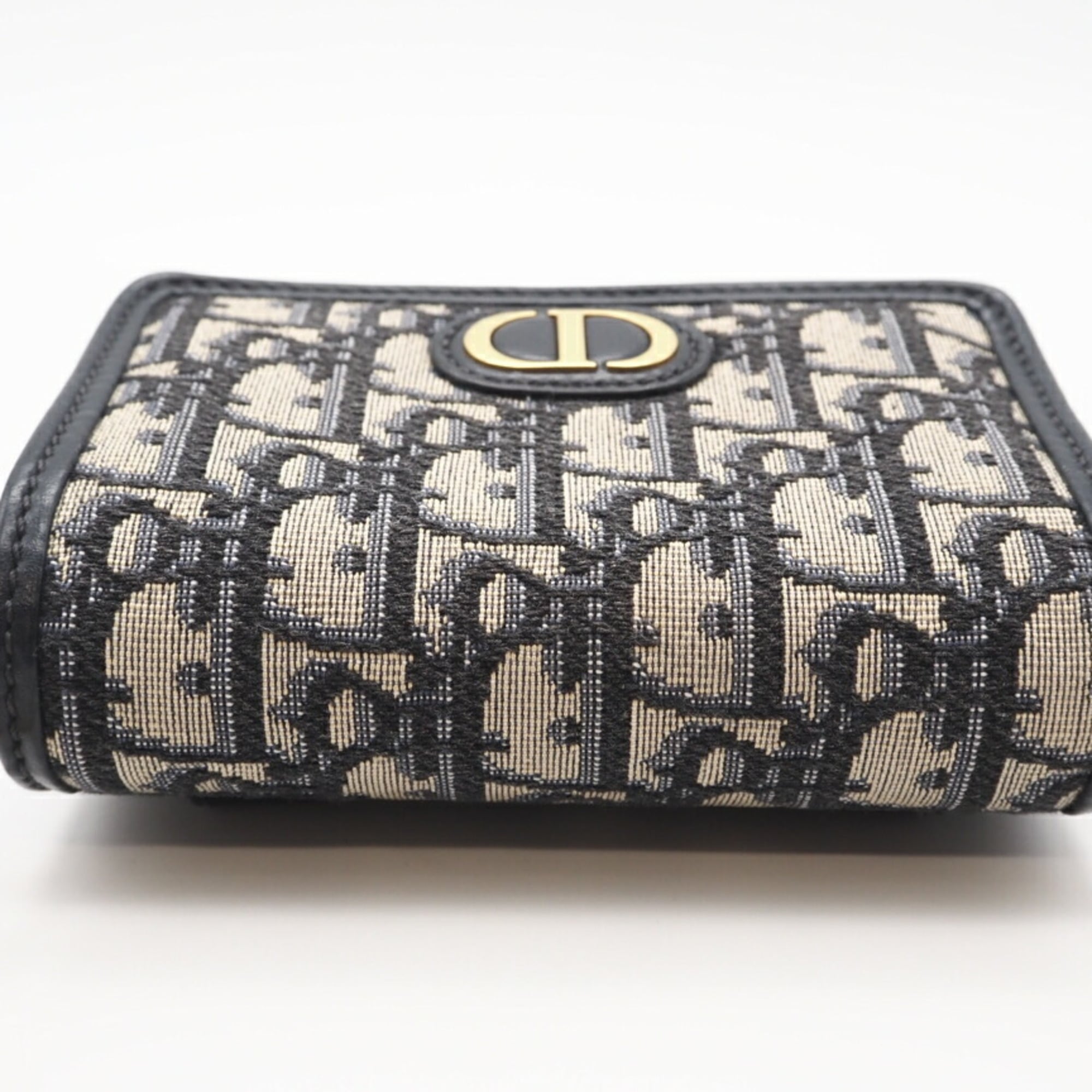Christian Dior Navy Canvas Pouch Shoulder Bag (Pre-Owned)