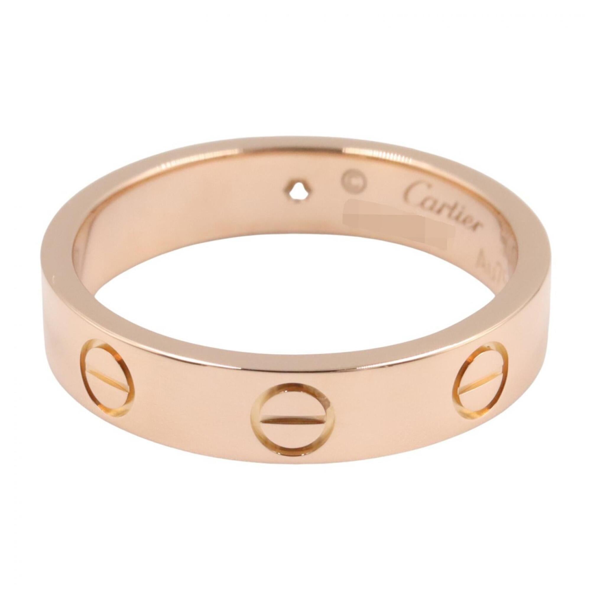 Cartier Gold Clear Pink Gold (18K) Band Ring (Pre-Owned)