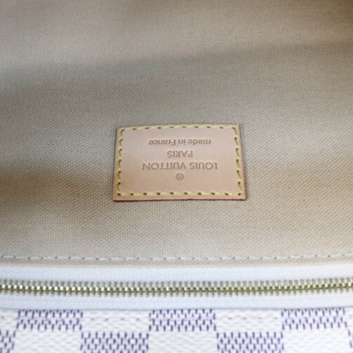 Louis Vuitton Beige Damier Azur Shoulder Bag (Pre-Owned)