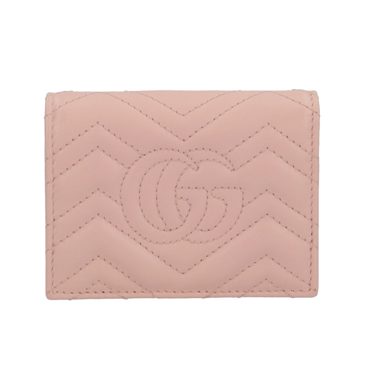 Gucci Pink Leather Wallet (Bi-Fold) (Pre-Owned)