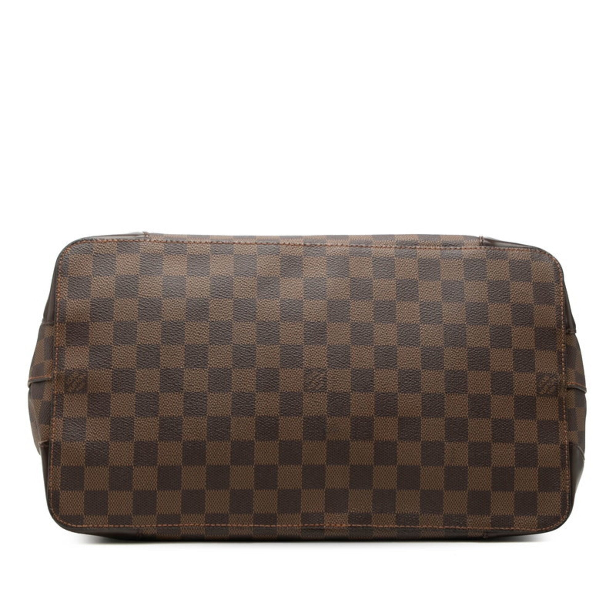 Louis Vuitton Brown Damier Canvas Pvc Shoulder Bag (Pre-Owned)