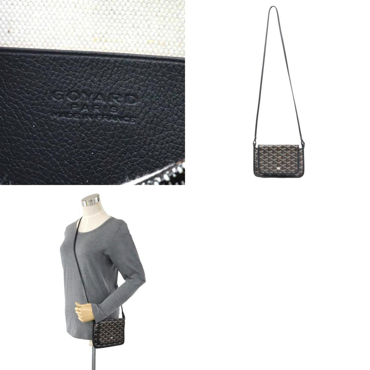 Goyard Black Coated Canvas Shoulder Bag (Pre-Owned)