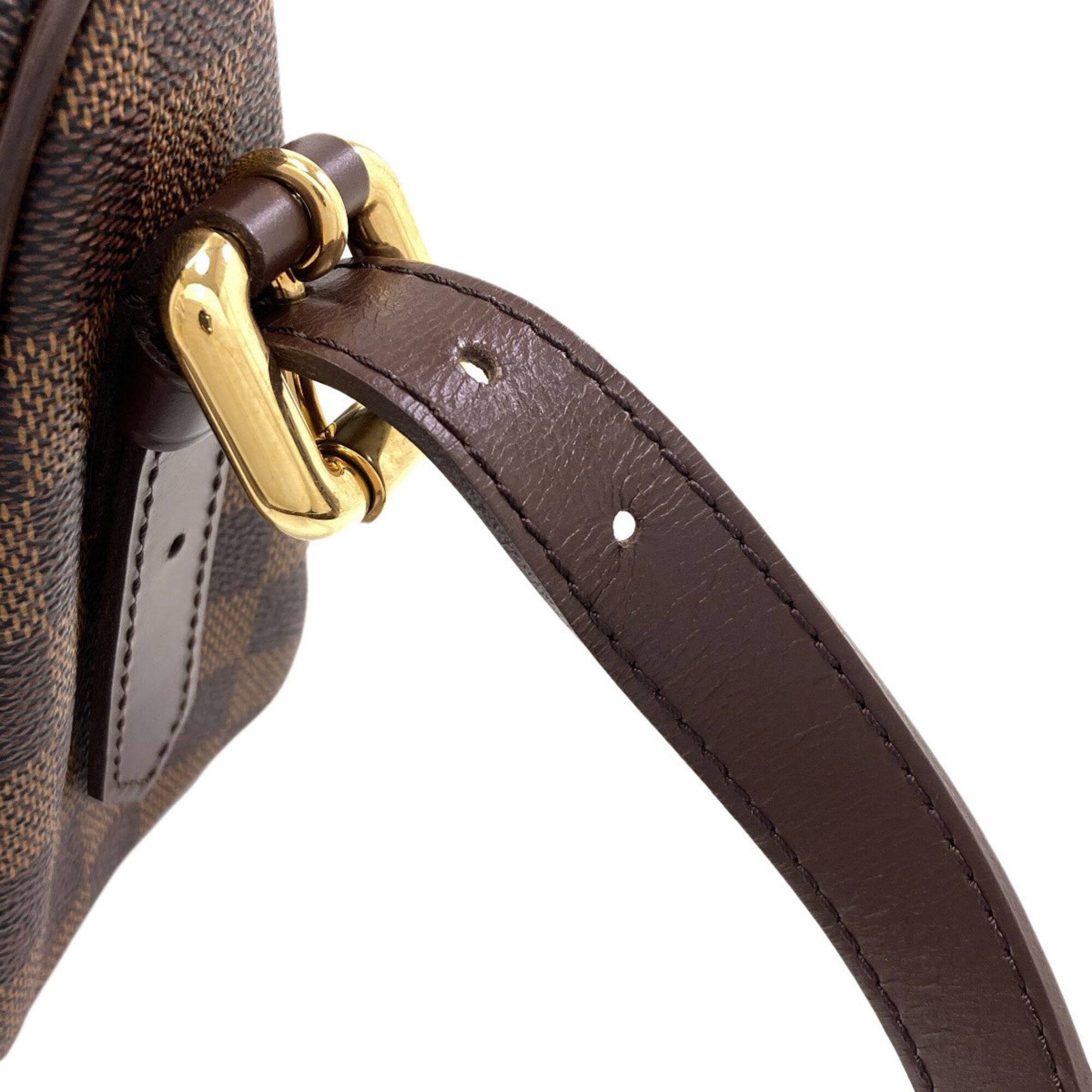 Louis Vuitton Damier Damier Canvas Ebene Damier Canvas Shoulder Bag (Pre-Owned)