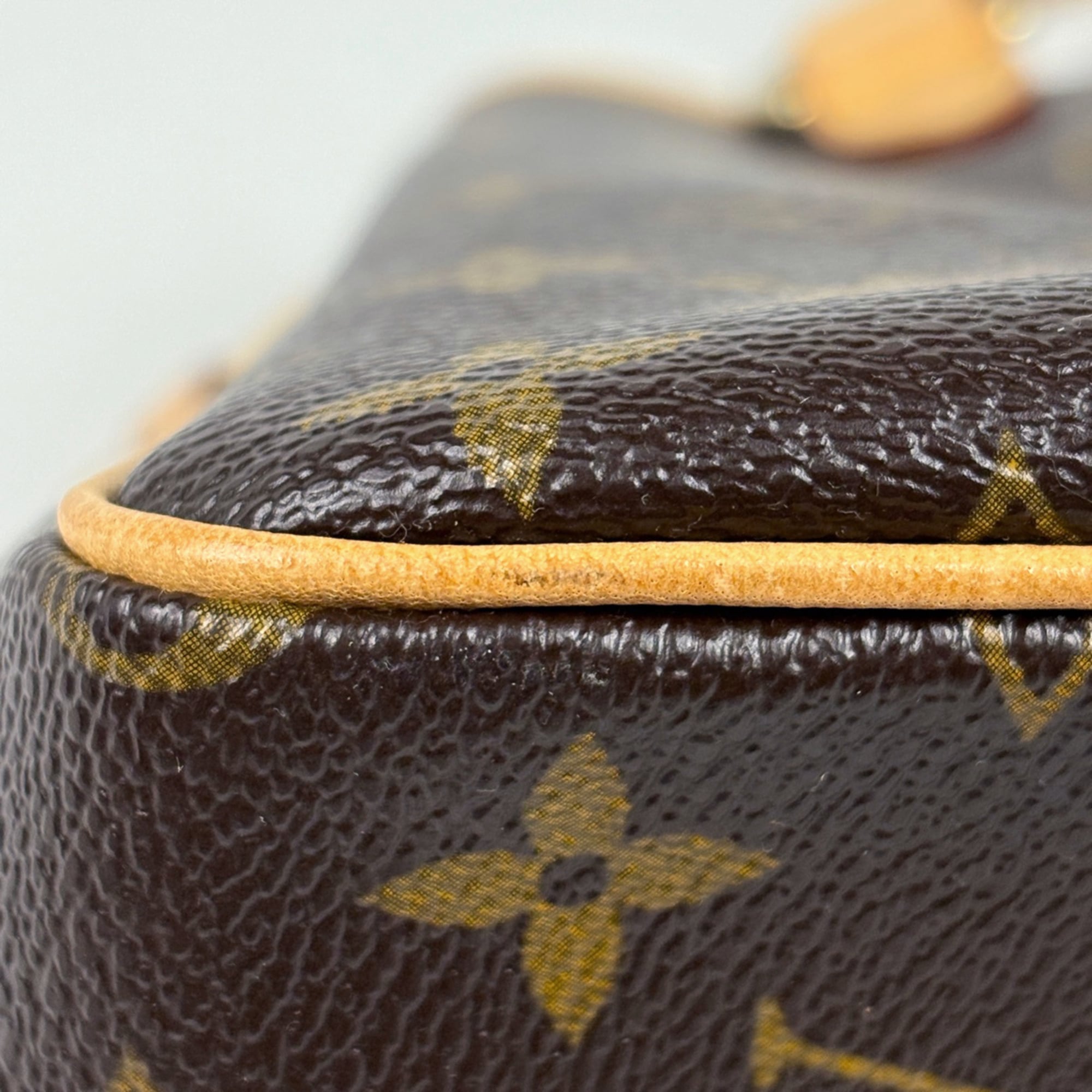 Louis Vuitton Brown Monogram Handbag Tote Bag (Pre-Owned)
