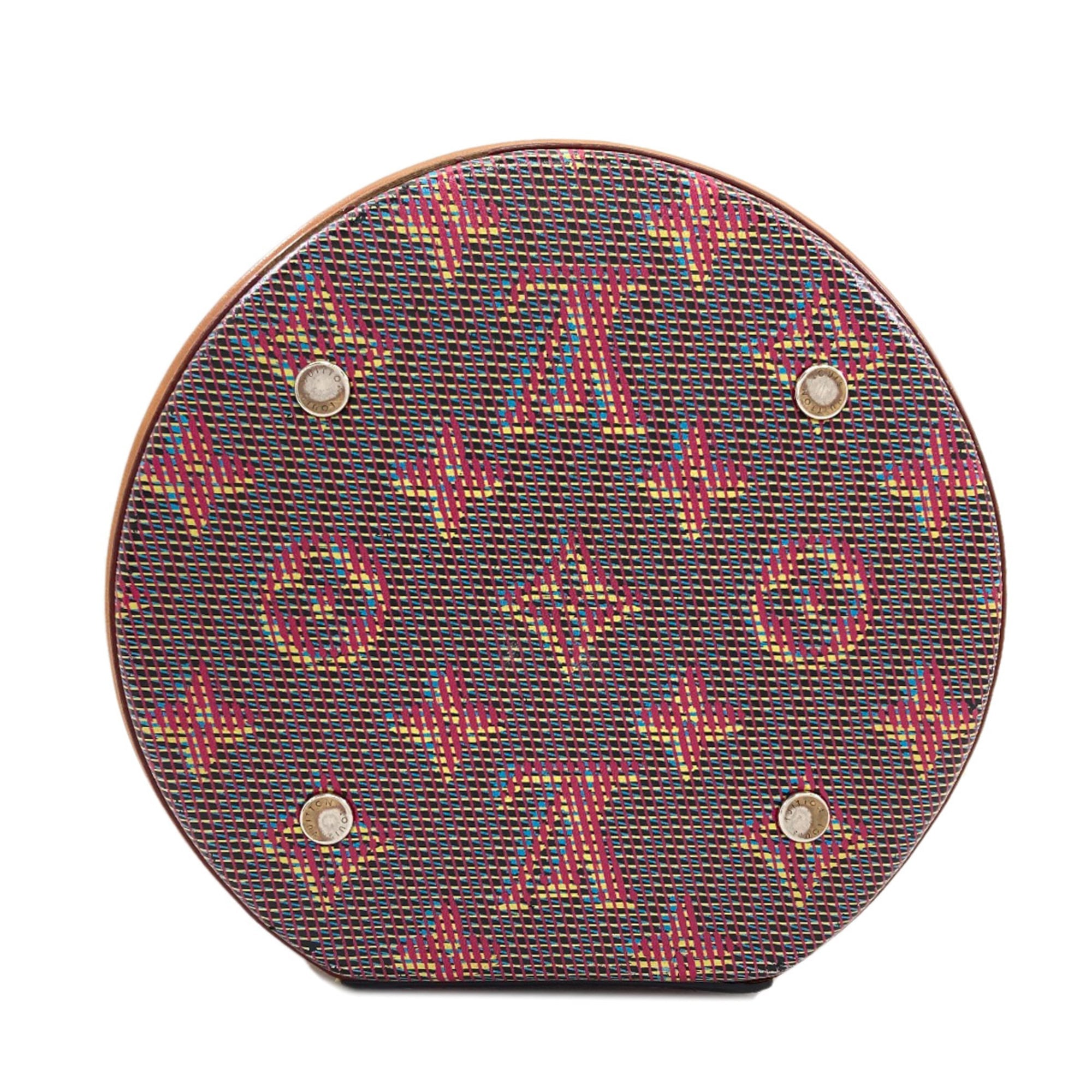 Louis Vuitton Brown Red Color Handbag (Pre-Owned)