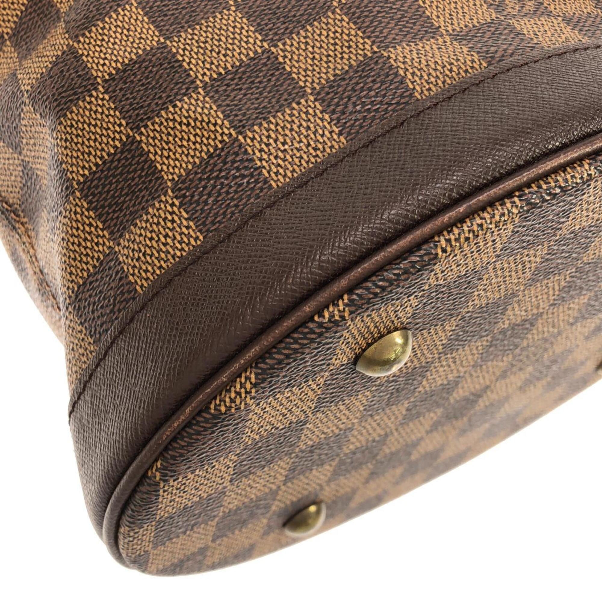Louis Vuitton Ebene Coated Canvas Pouch Shoulder Bag (Pre-Owned)