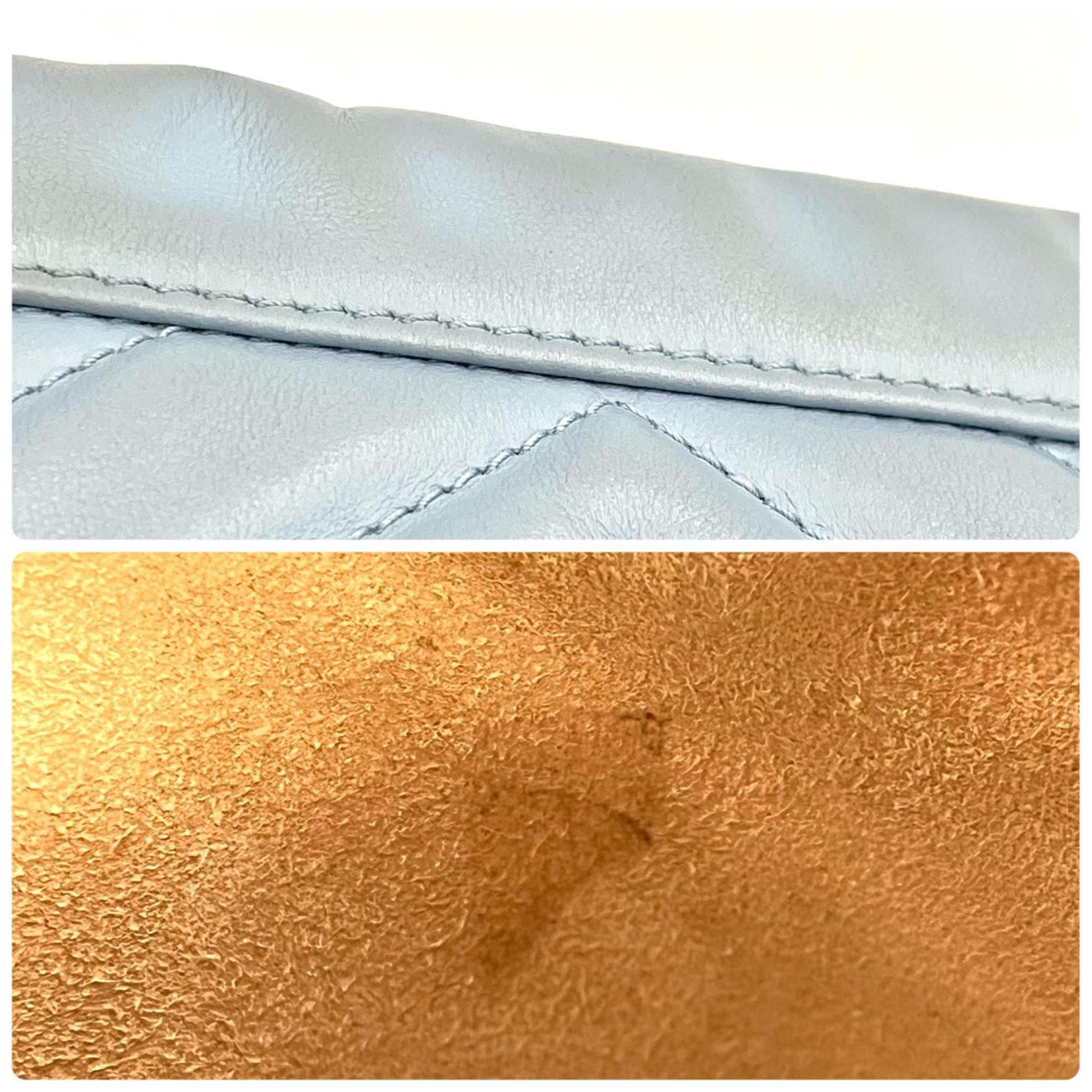 Gucci Blue Leather Shoulder Bag (Pre-Owned)