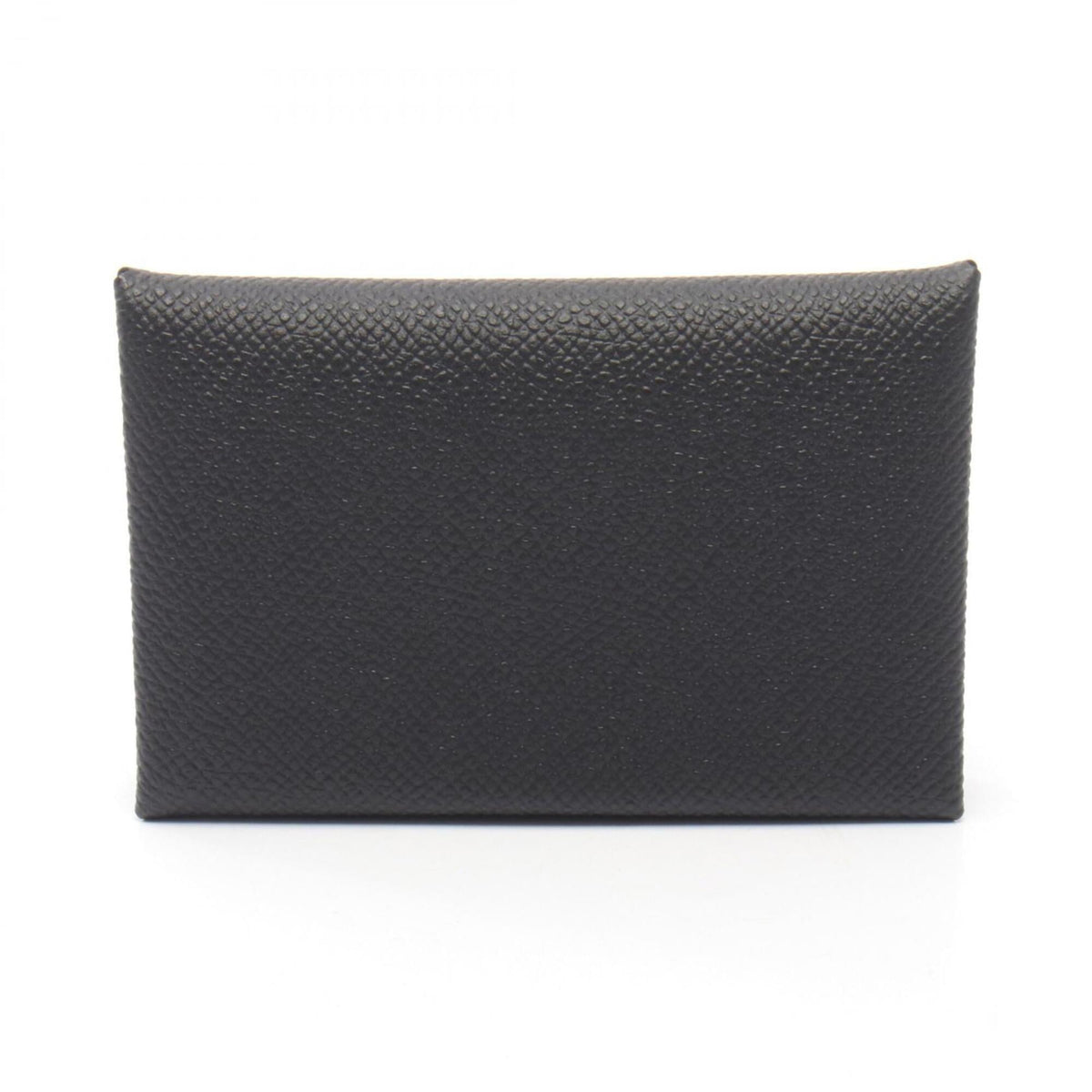 Hermes Black Epsom Leather Leather Coin Purse/Coin Case (Pre-Owned)