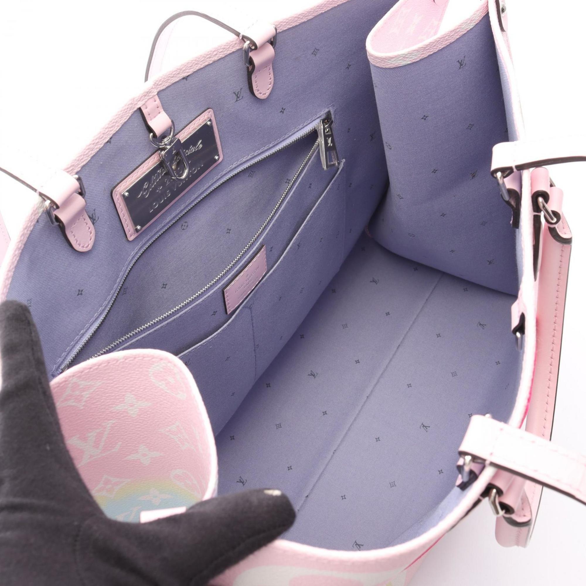 Louis Vuitton Multi-Color Pink Coated Canvas Leather Handbag Shoulder Bag (Pre-Owned)